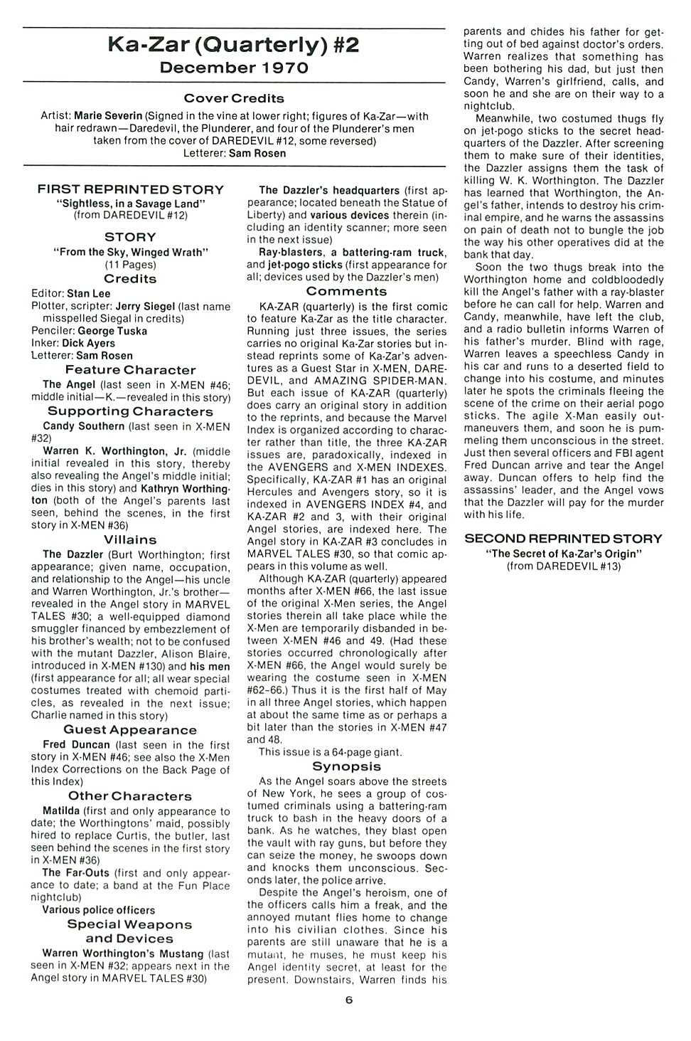 Read online The Official Marvel Index To The X-Men comic -  Issue #3 - 8