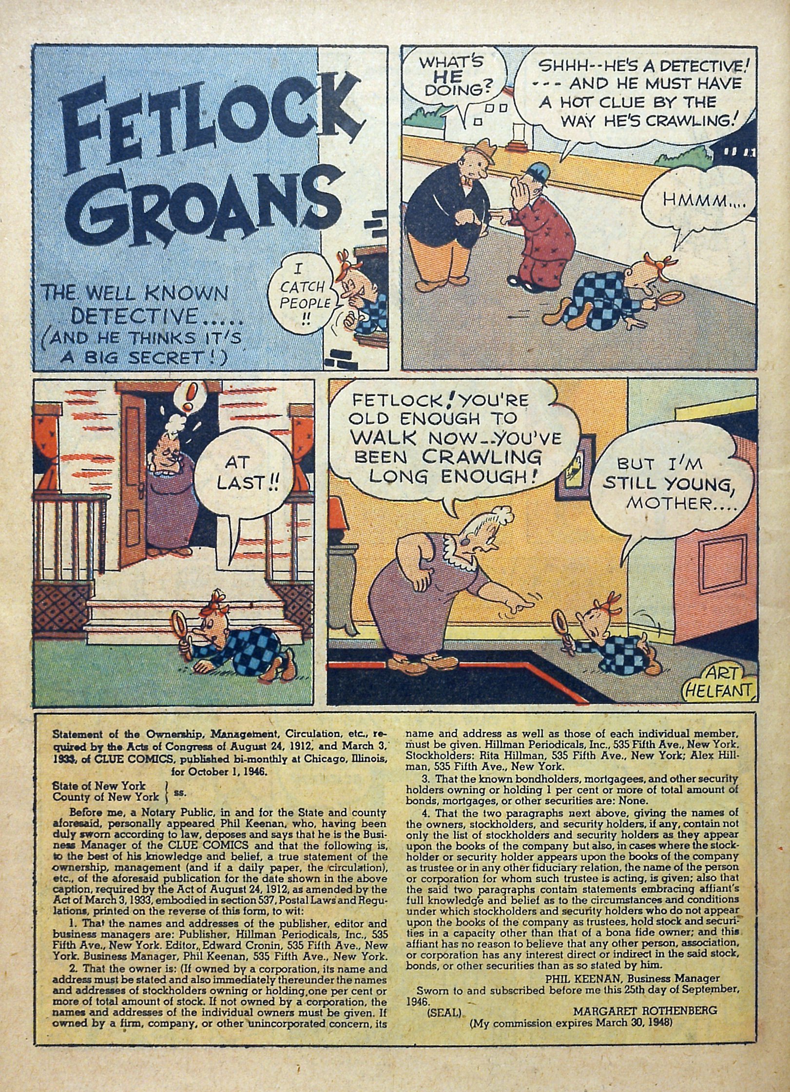 Read online Clue Comics comic -  Issue #12 - 50