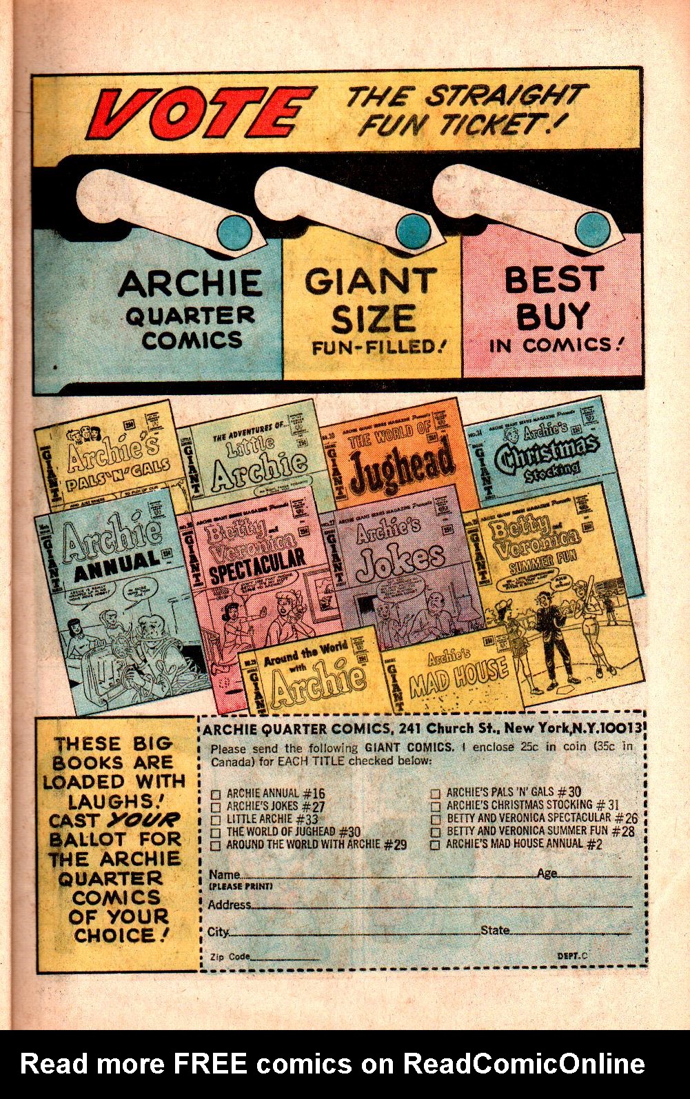 Read online The Adventures of Little Archie comic -  Issue #33 - 23