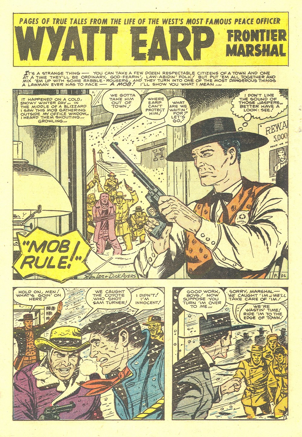 Read online Wyatt Earp comic -  Issue #16 - 16