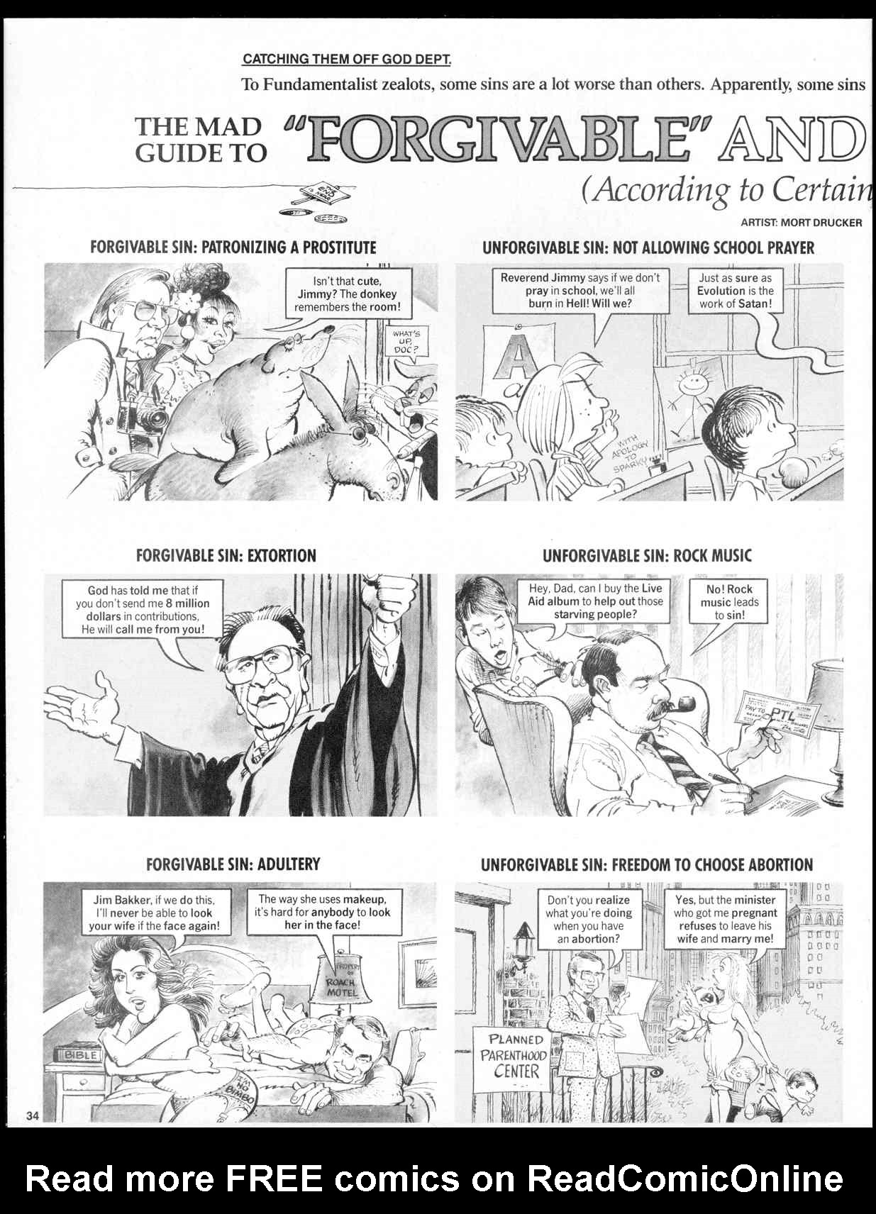 Read online MAD comic -  Issue #282 - 36