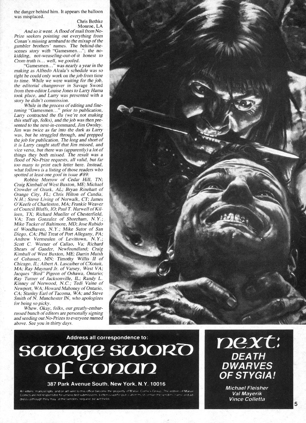 Read online The Savage Sword Of Conan comic -  Issue #93 - 5