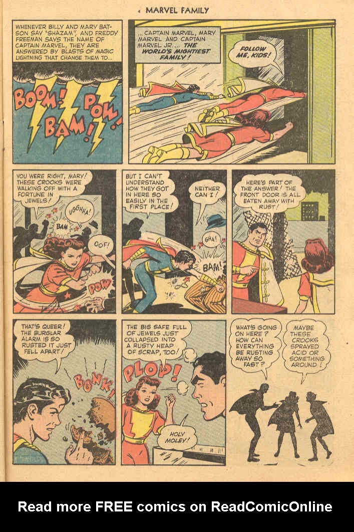 Read online The Marvel Family comic -  Issue #44 - 7