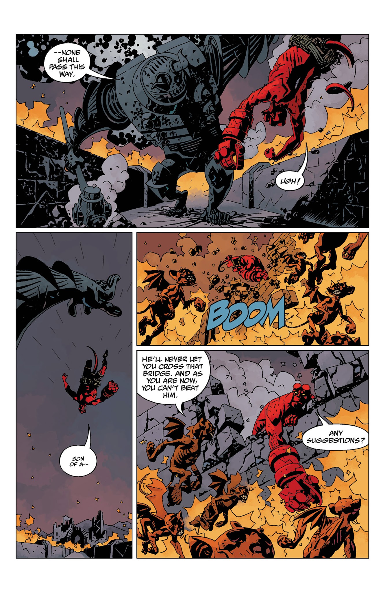 Read online Hellboy: The Wild Hunt comic -  Issue # TPB - 104
