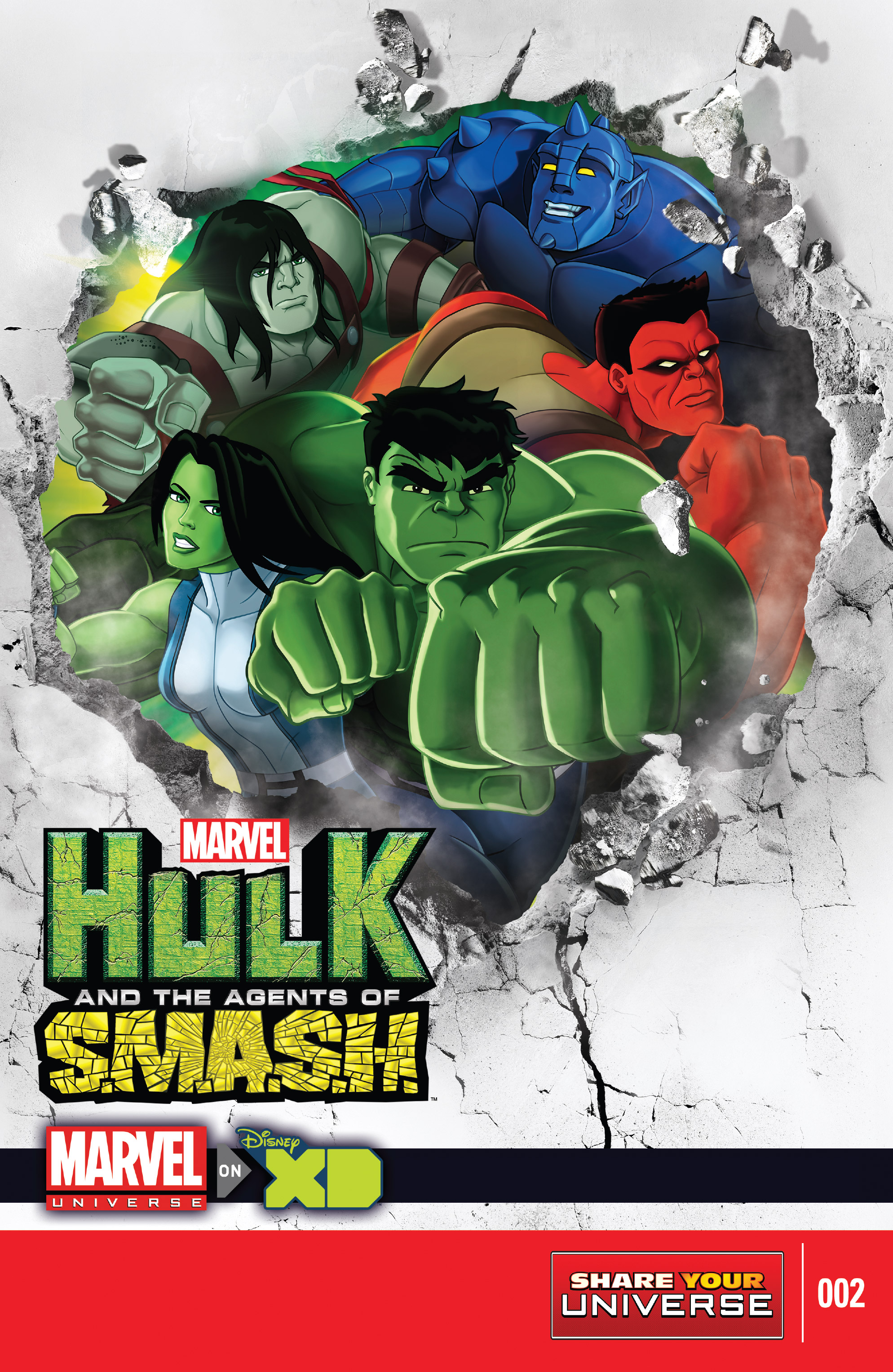Read online Marvel Universe Hulk: Agents of S.M.A.S.H. comic -  Issue #2 - 1