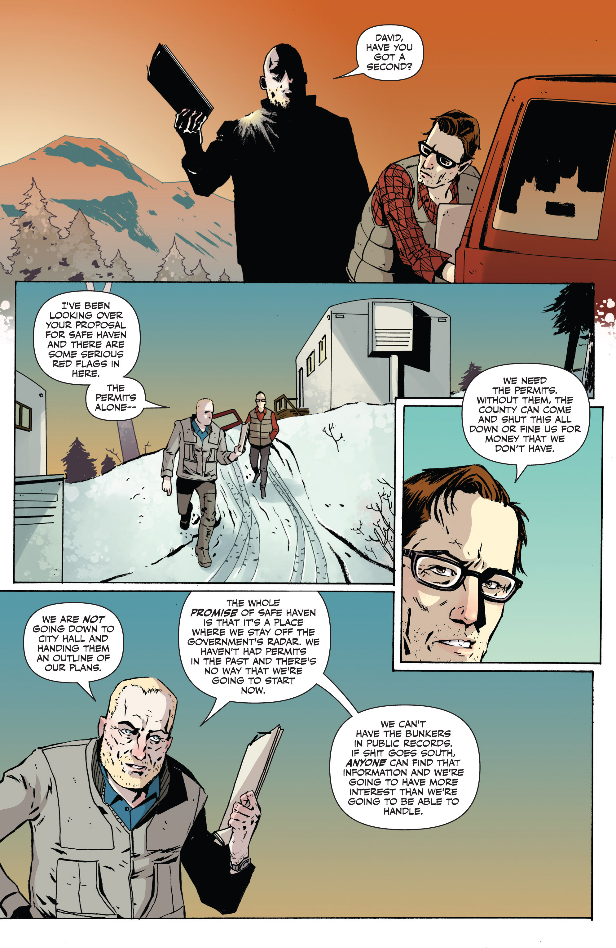 Read online Sheltered comic -  Issue #1 - 12