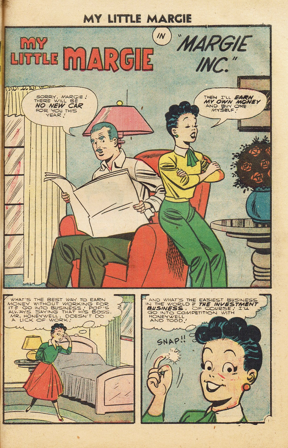 Read online My Little Margie (1954) comic -  Issue #20 - 66