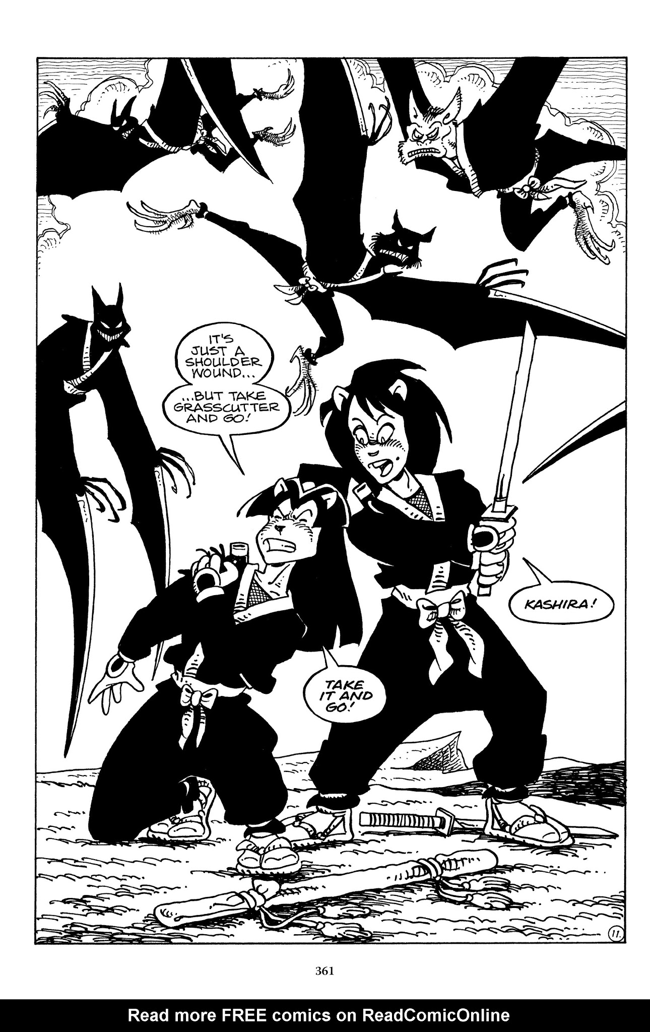Read online The Usagi Yojimbo Saga comic -  Issue # TPB 3 - 357