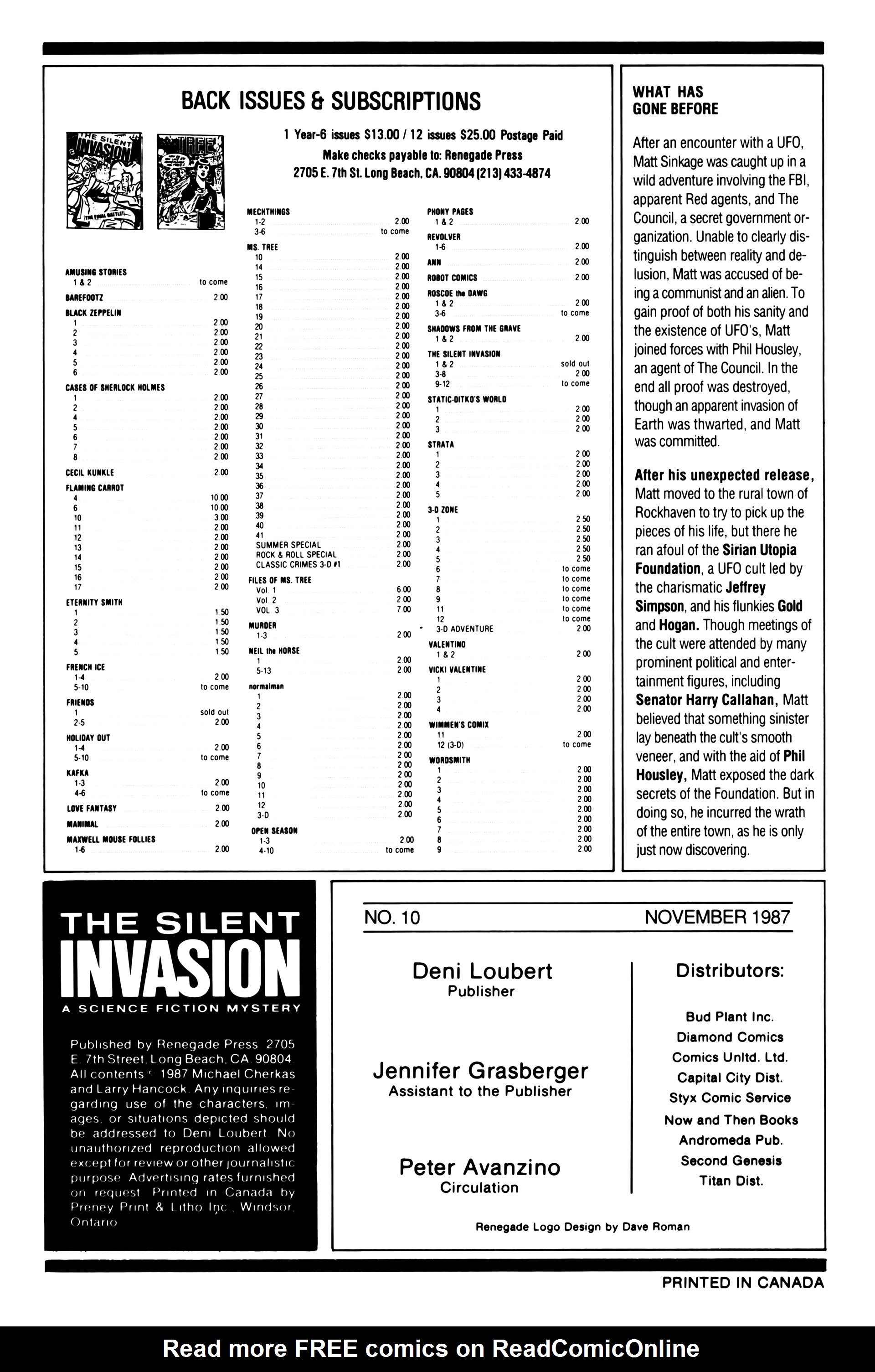 Read online Silent Invasion comic -  Issue #10 - 2