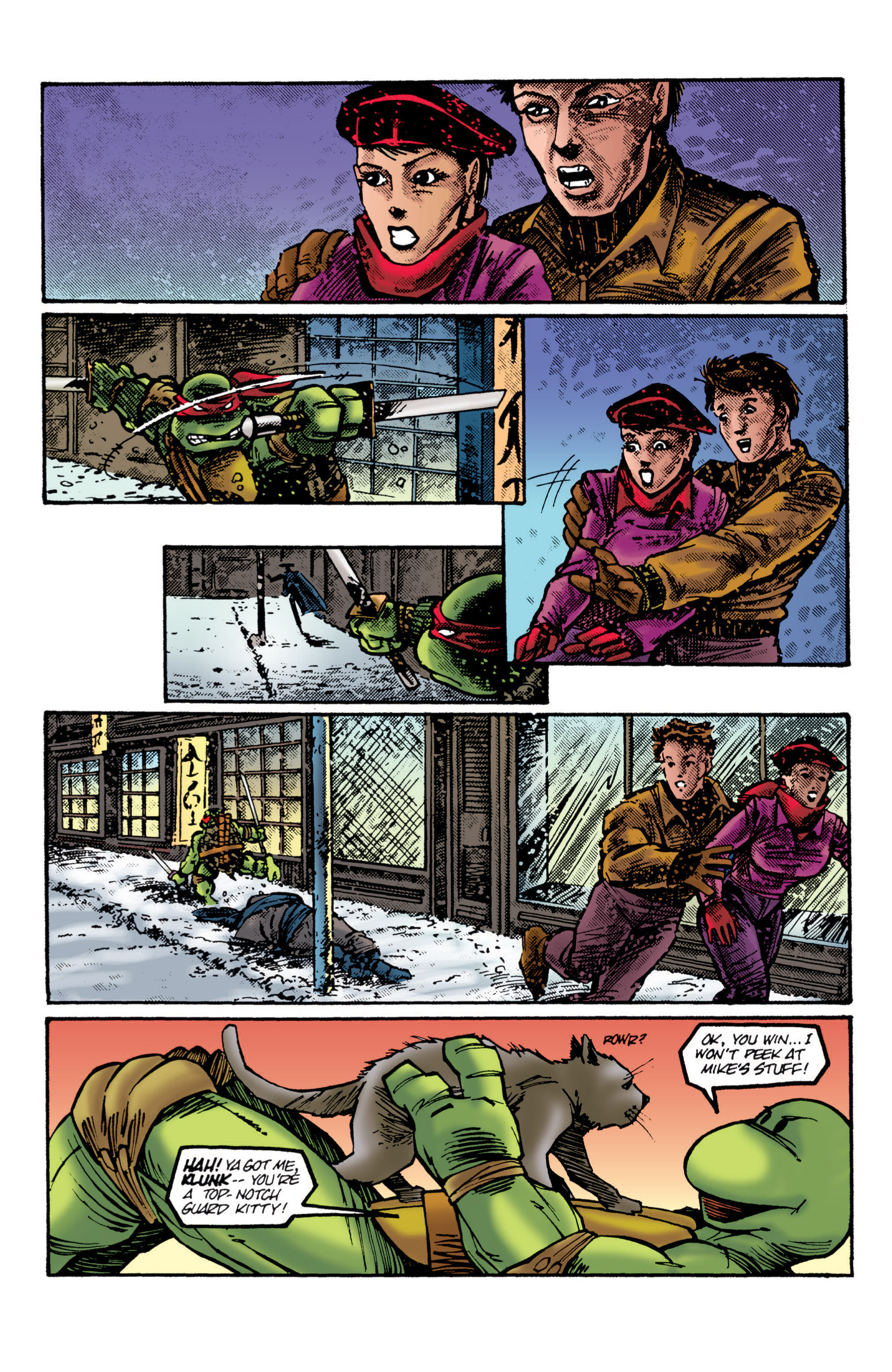 Read online Teenage Mutant Ninja Turtles Color Classics: Leonardo Micro-Series comic -  Issue # Full - 24