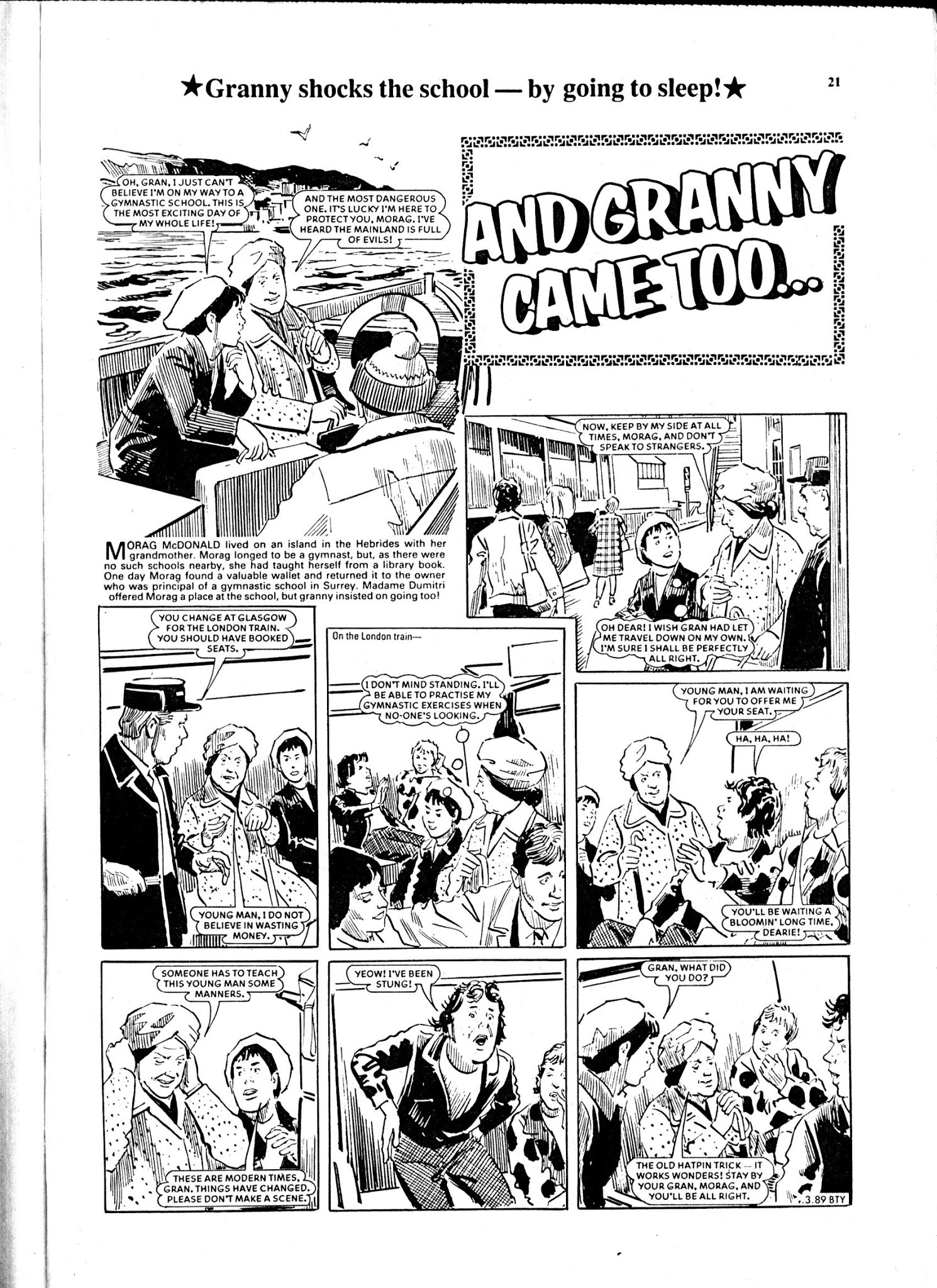 Read online Bunty comic -  Issue #1625 - 21