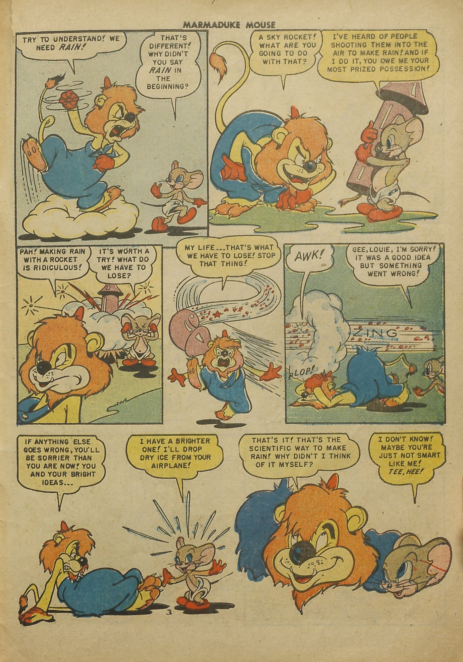 Read online Marmaduke Mouse comic -  Issue #27 - 31