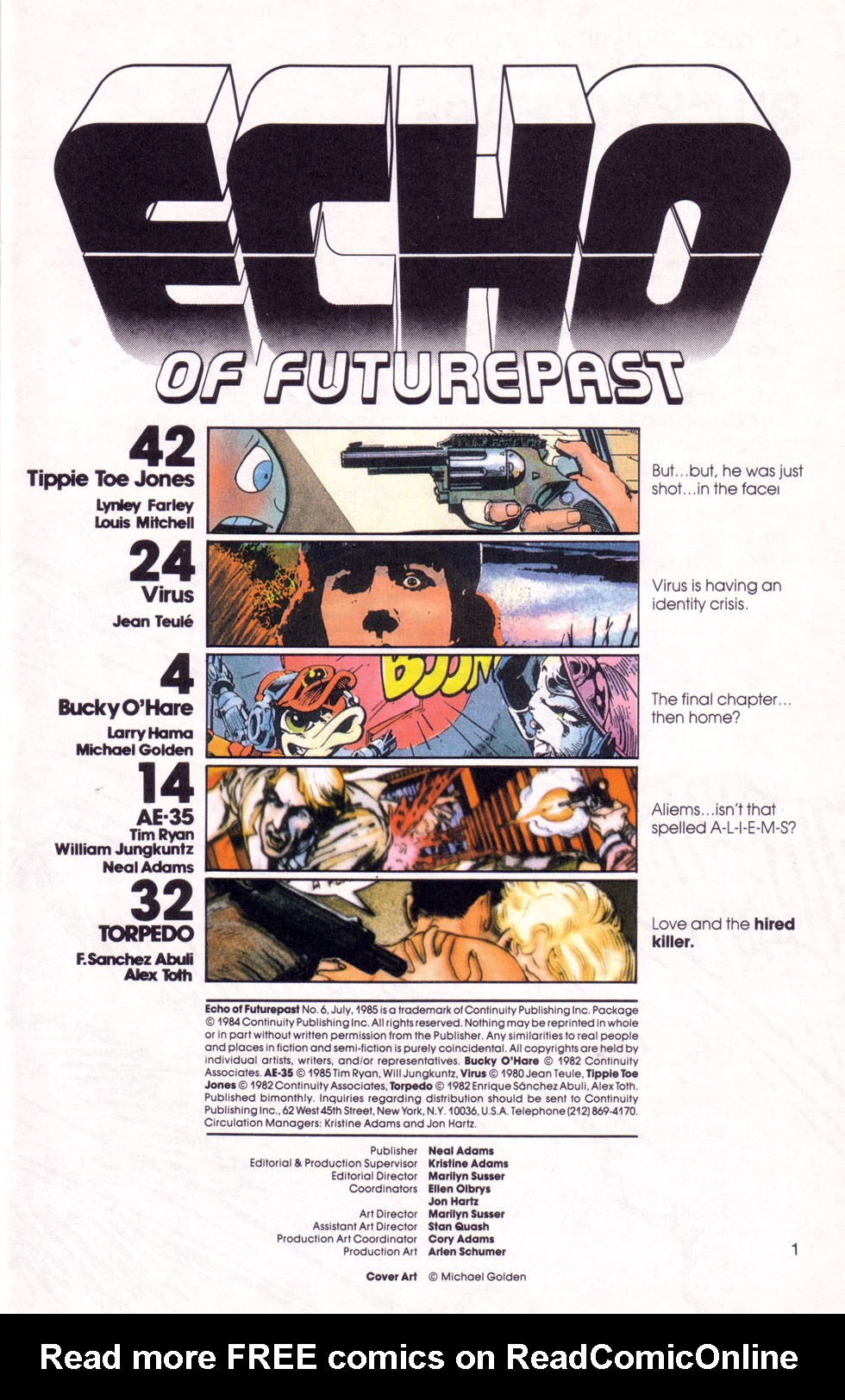Read online Echo of Futurepast comic -  Issue #6 - 2