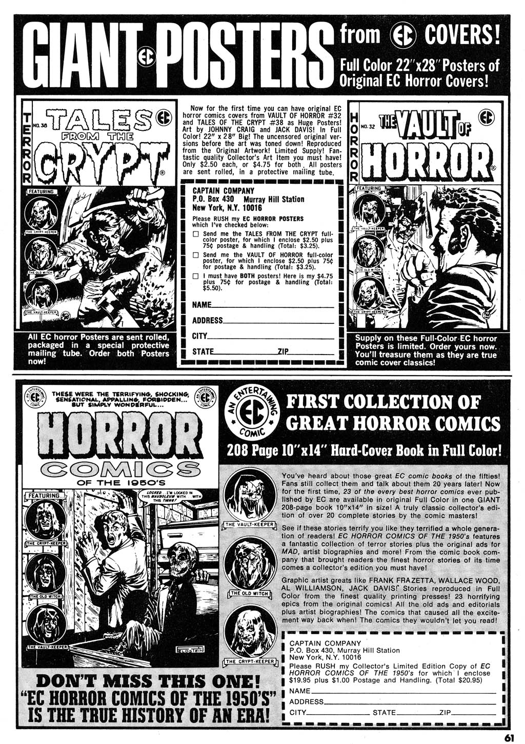 Read online Creepy (1964) comic -  Issue #45 - 61