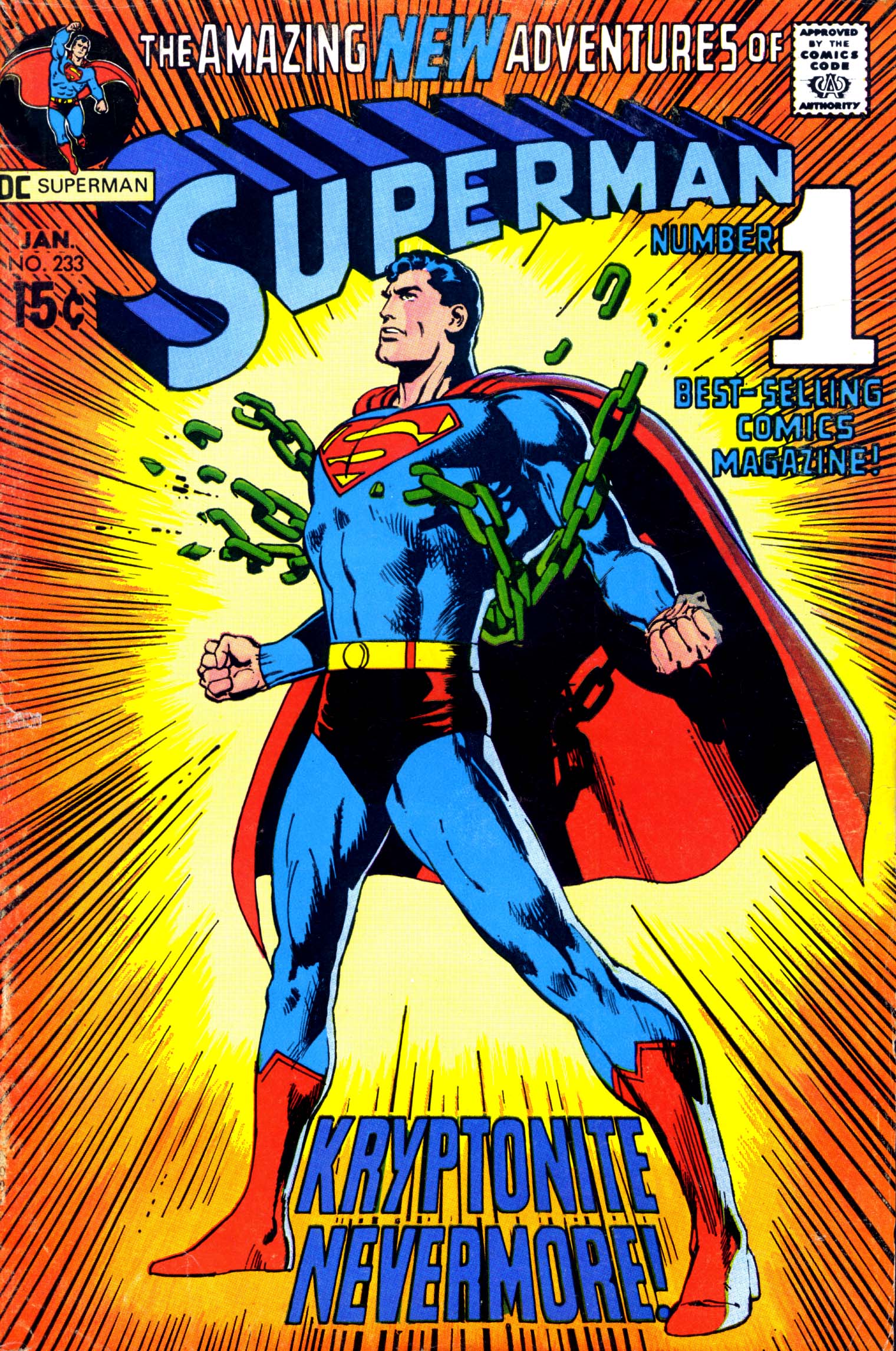 Read online Superman (1939) comic -  Issue #233 - 1