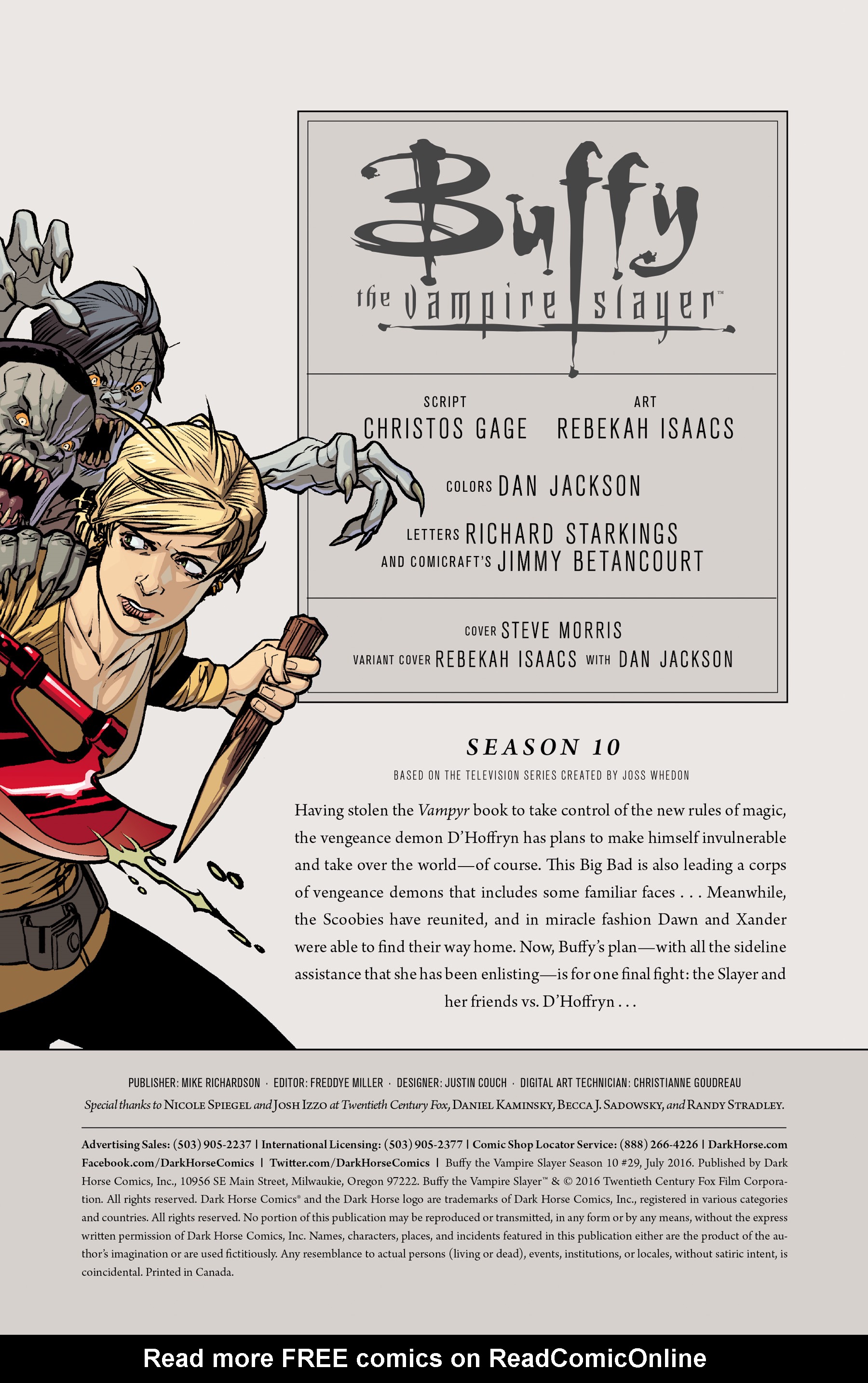 Read online Buffy the Vampire Slayer Season Ten comic -  Issue #29 - 2
