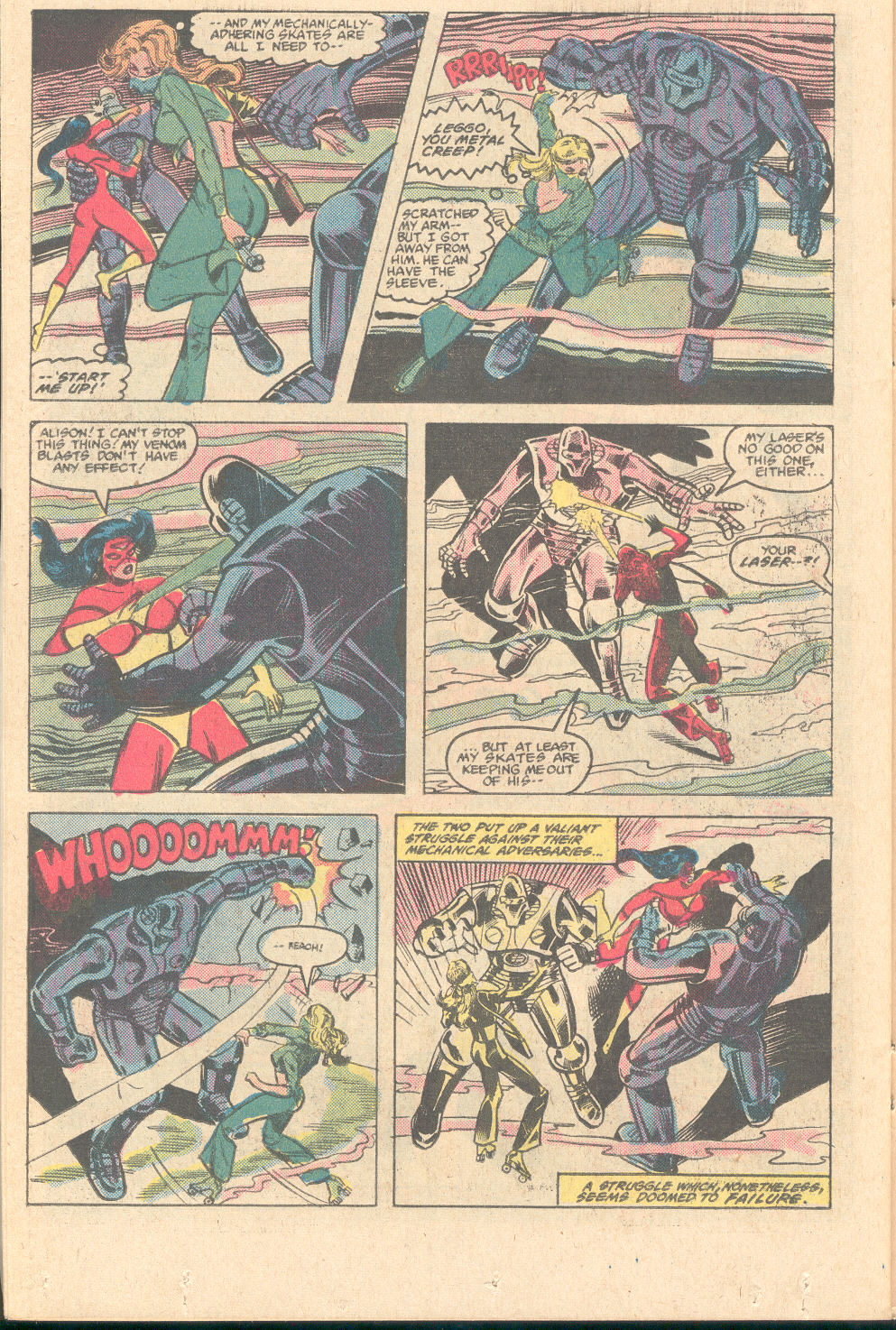 Read online Dazzler (1981) comic -  Issue #15 - 19