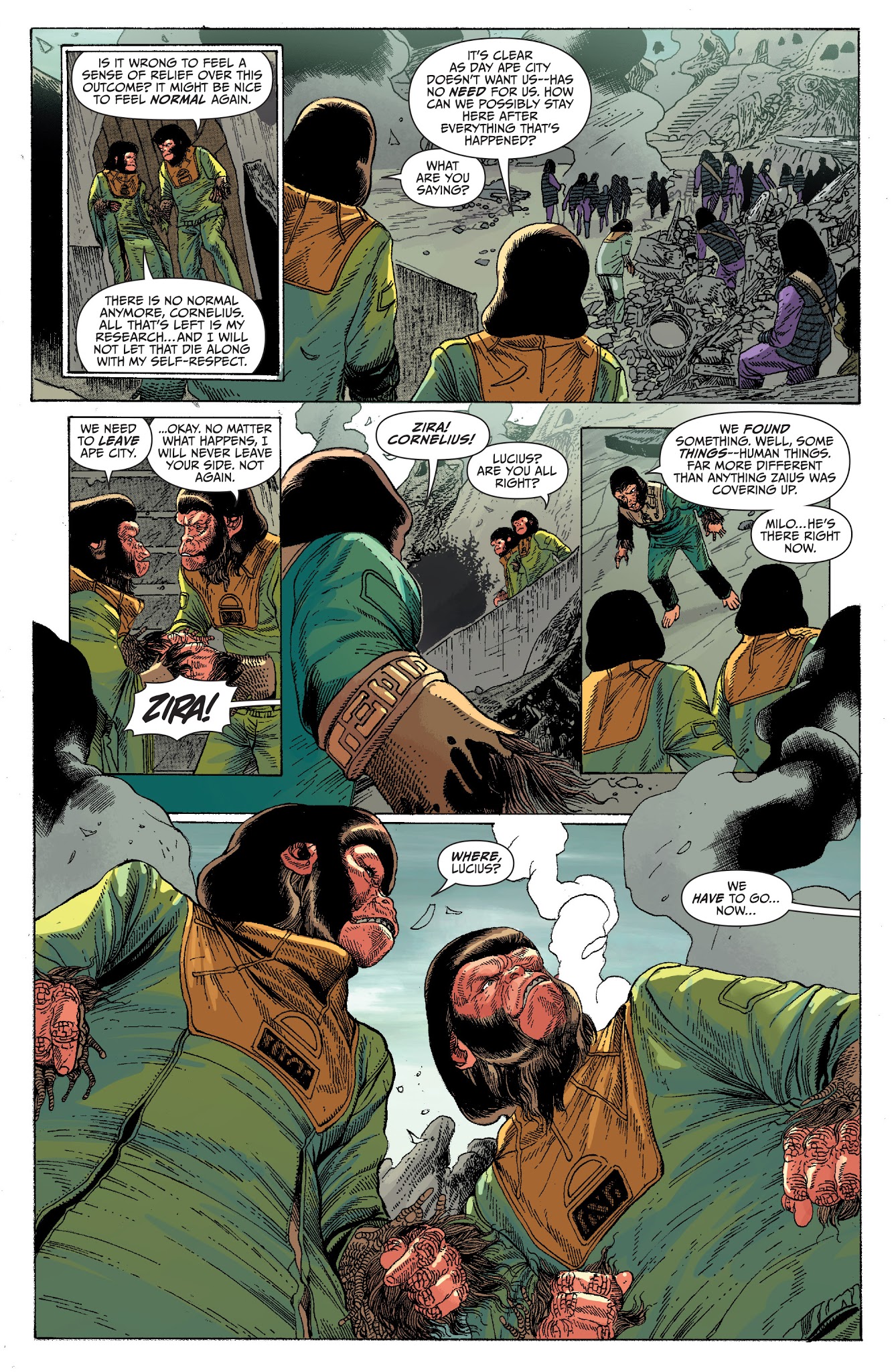 Read online Kong on the Planet of the Apes comic -  Issue #6 - 21