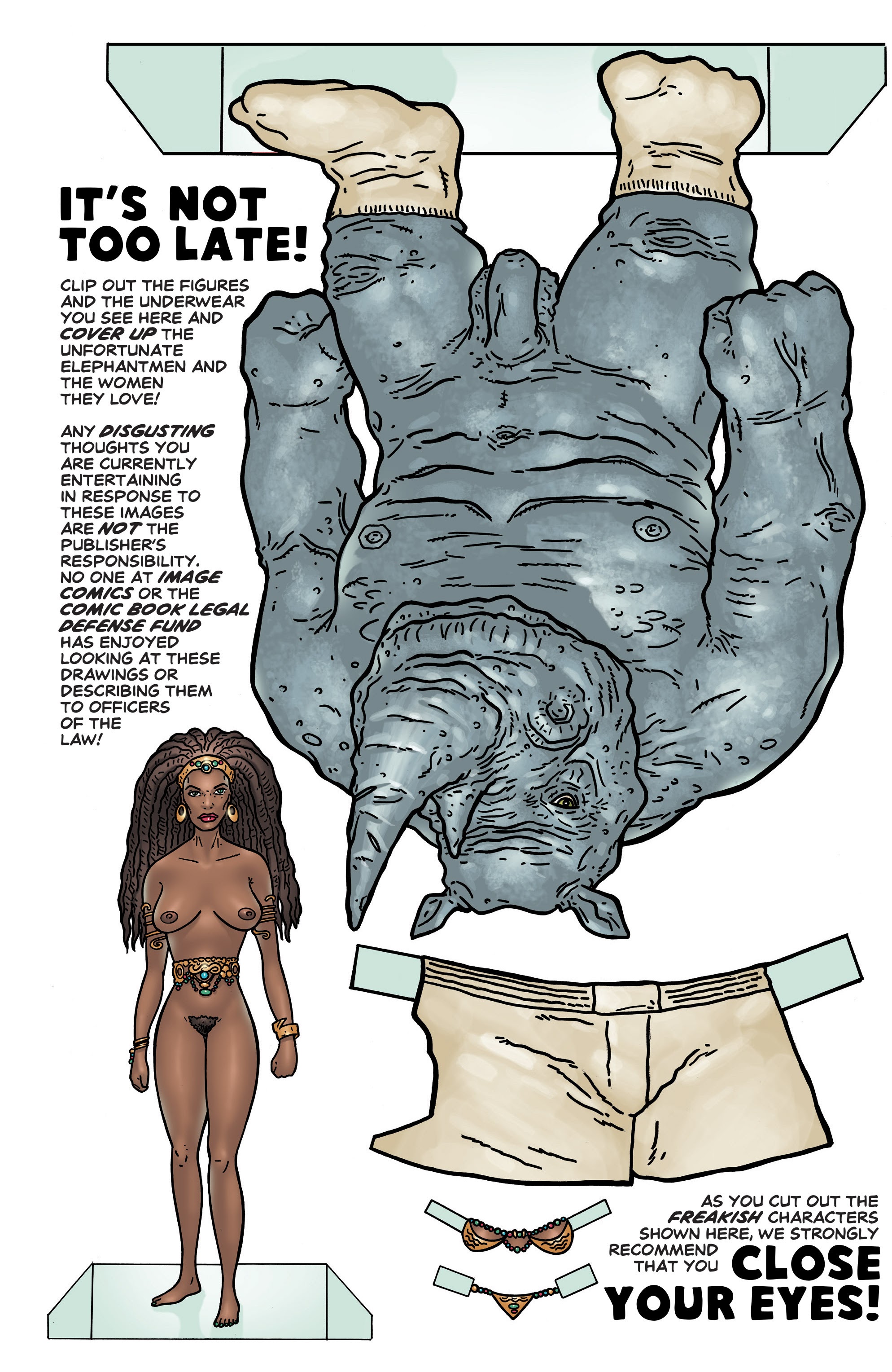 Read online Shaky Kane: Elephantmen & Monsters comic -  Issue # TPB - 68