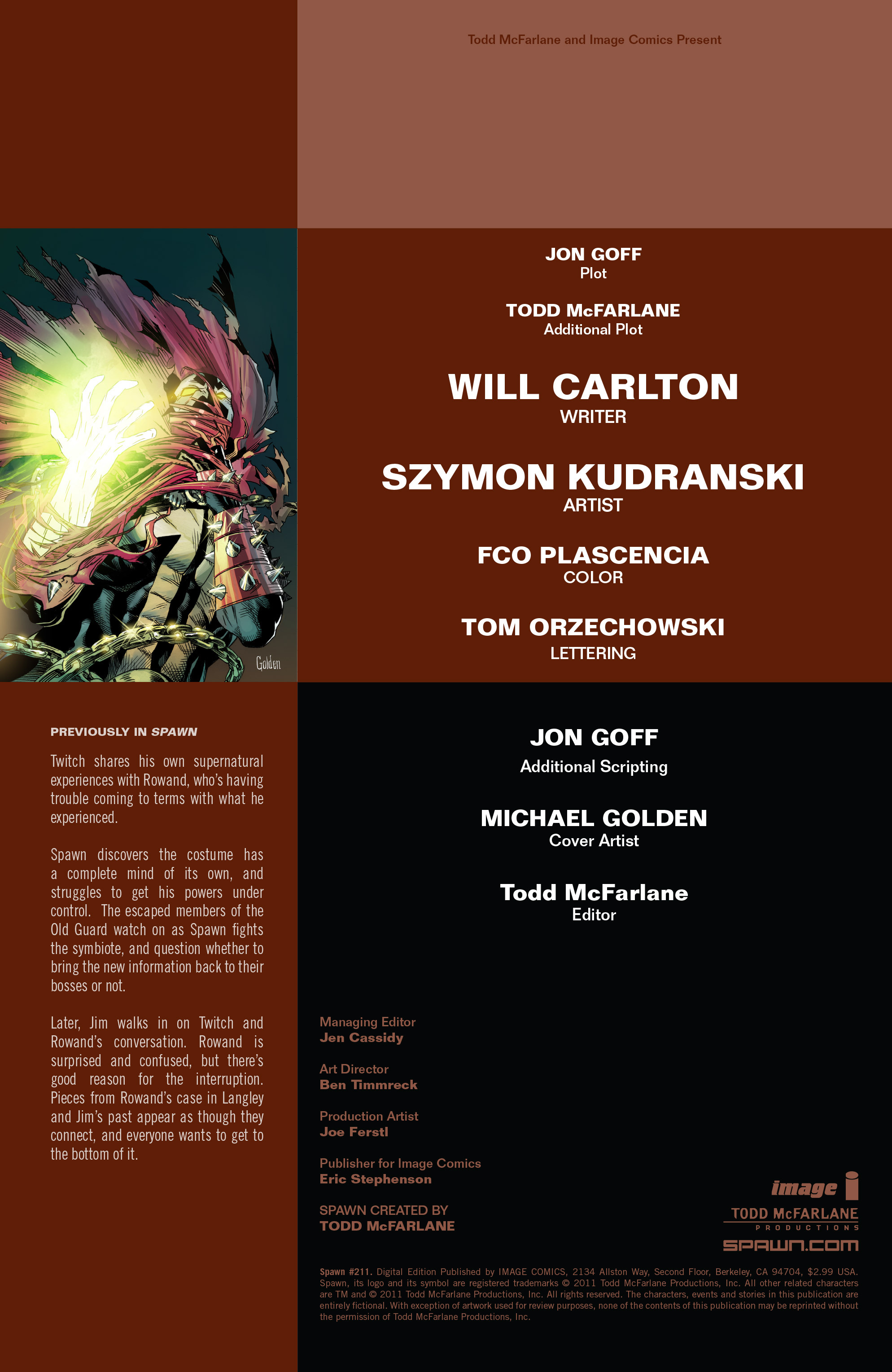 Read online Spawn comic -  Issue #211 - 2