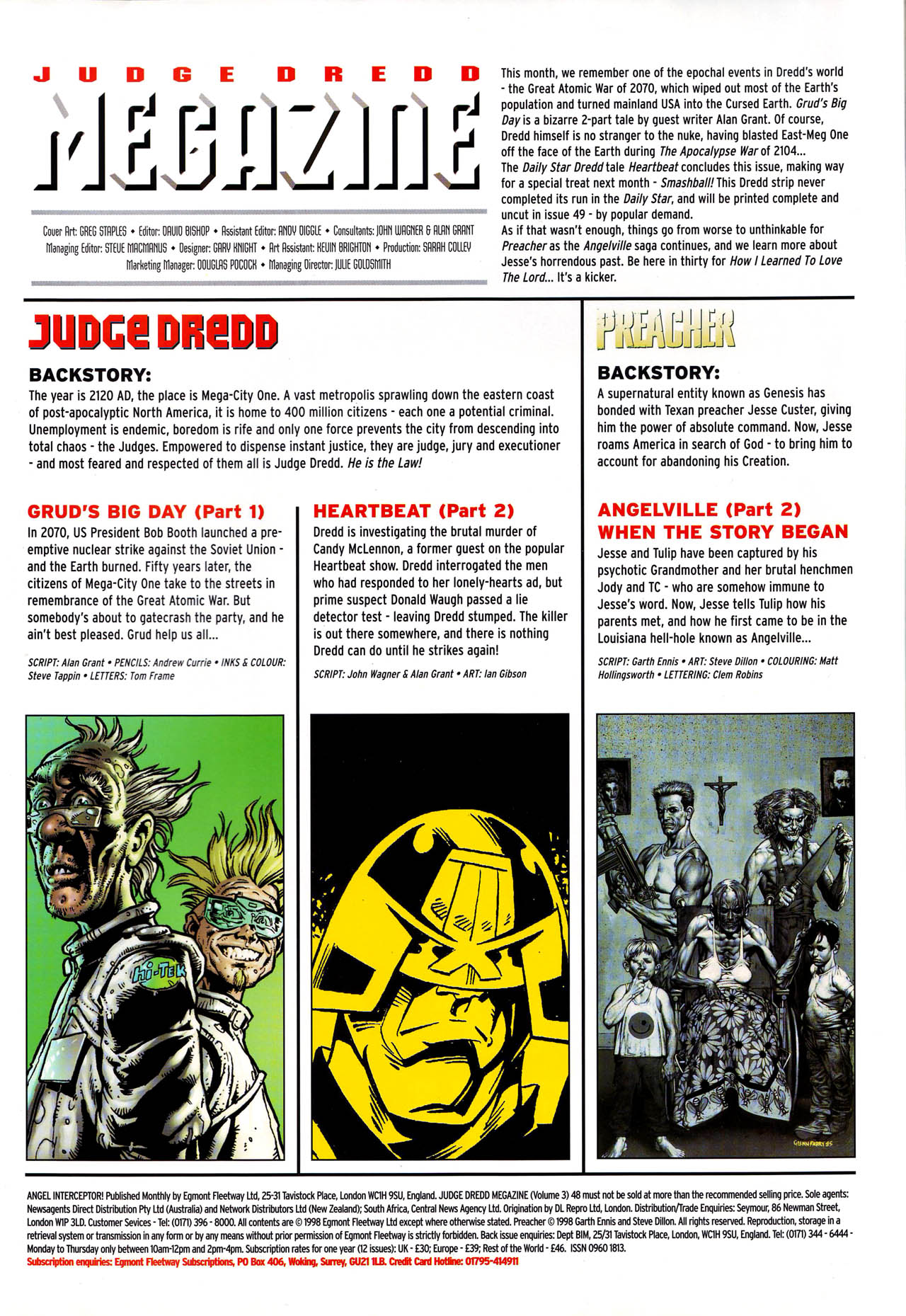 Read online Judge Dredd Megazine (vol. 3) comic -  Issue #48 - 2
