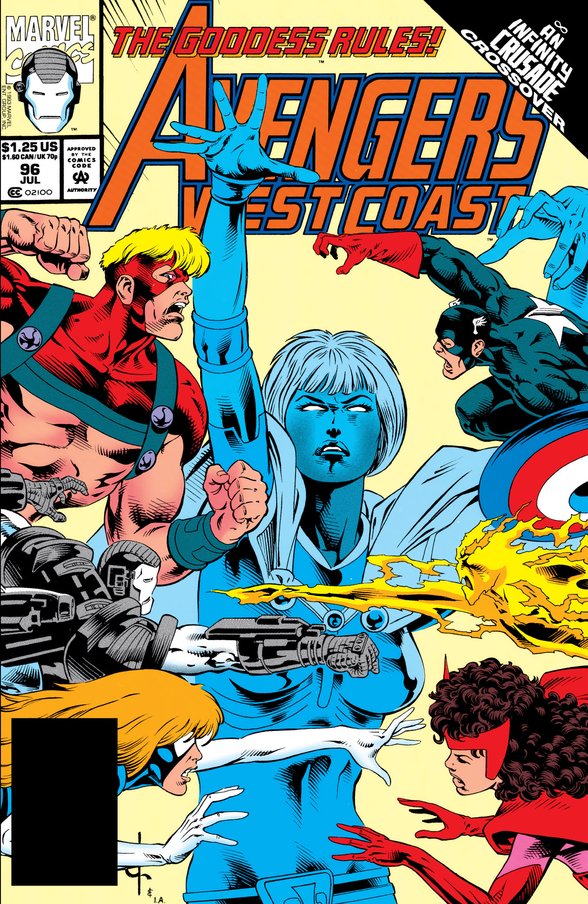 Read online Avengers West Coast (1989) comic -  Issue #96 - 1