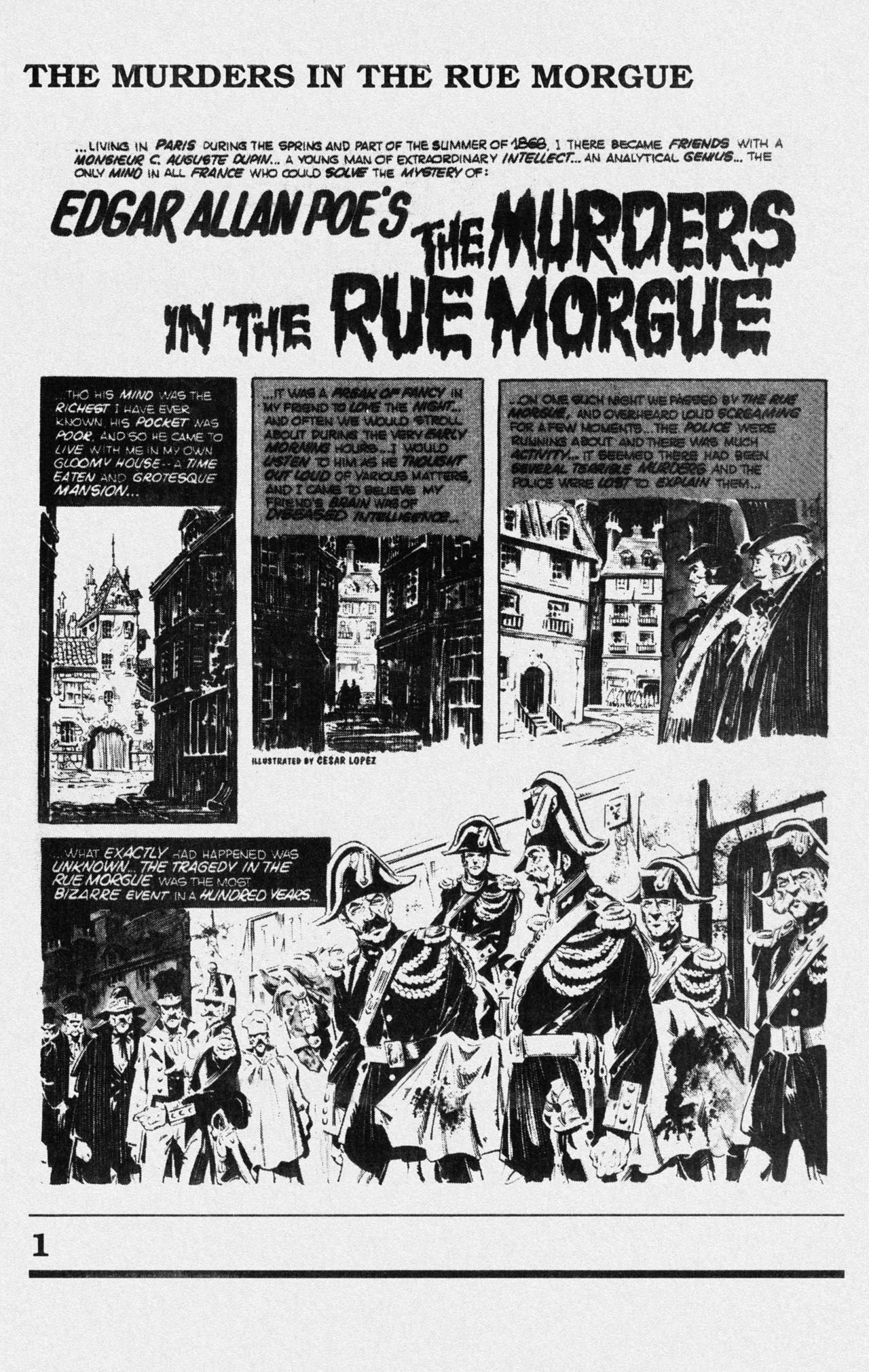 Read online Edgar Allan Poe: The Murders in the Rue Morgue and Other Stories comic -  Issue # Full - 19