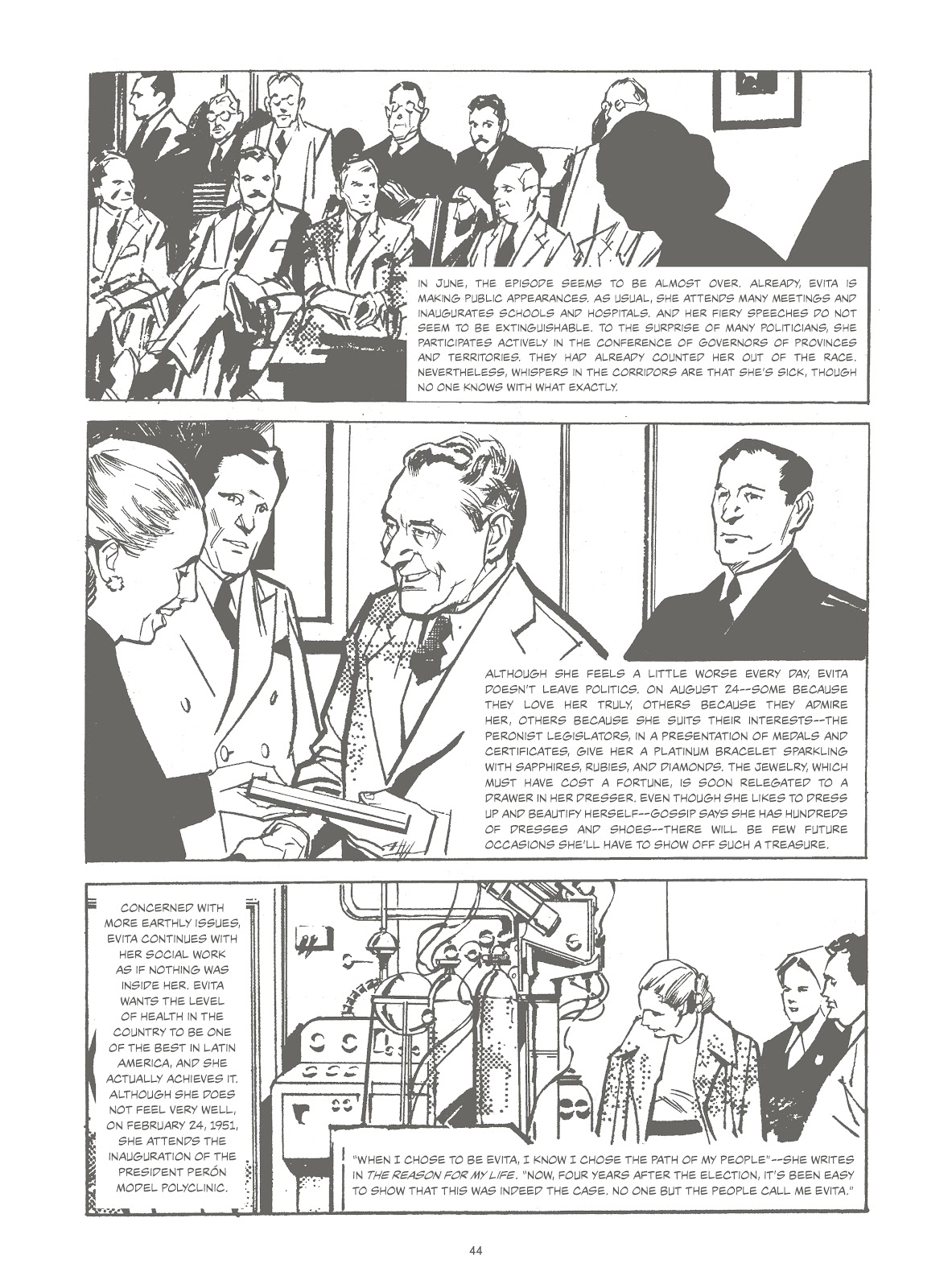 Evita, the Life and Work of Eva Perón issue TPB - Page 49
