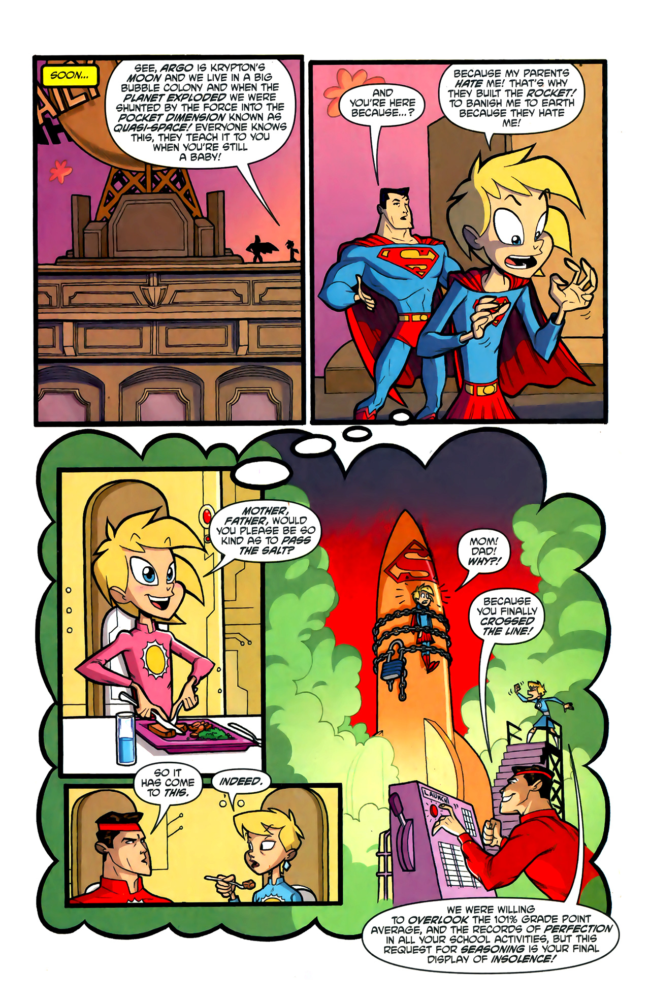Read online Supergirl: Cosmic Adventures in the 8th Grade comic -  Issue #1 - 7