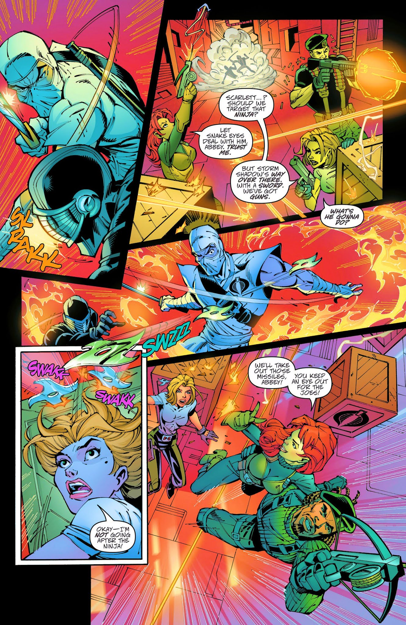 Read online Danger Girl/G.I. Joe comic -  Issue #5 - 6