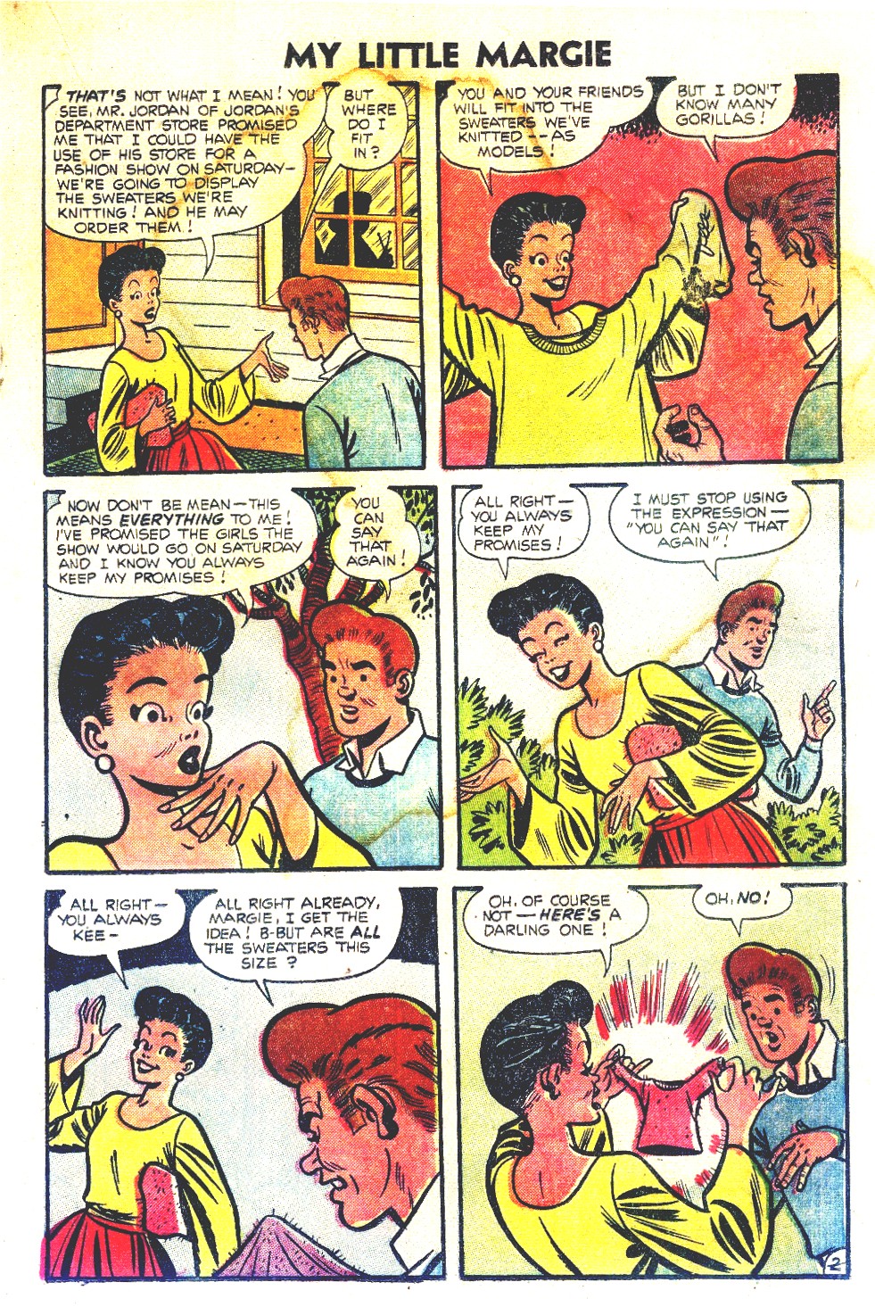 Read online My Little Margie (1954) comic -  Issue #8 - 19