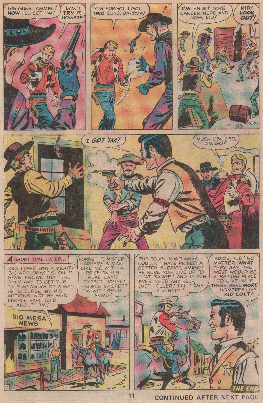 Read online Kid Colt Outlaw comic -  Issue #211 - 13