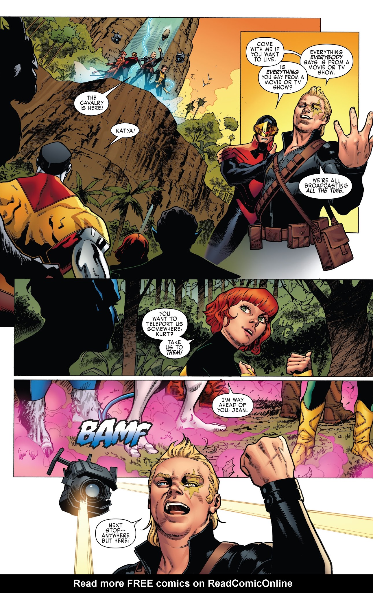 Read online X-Men: Blue comic -  Issue #14 - 16