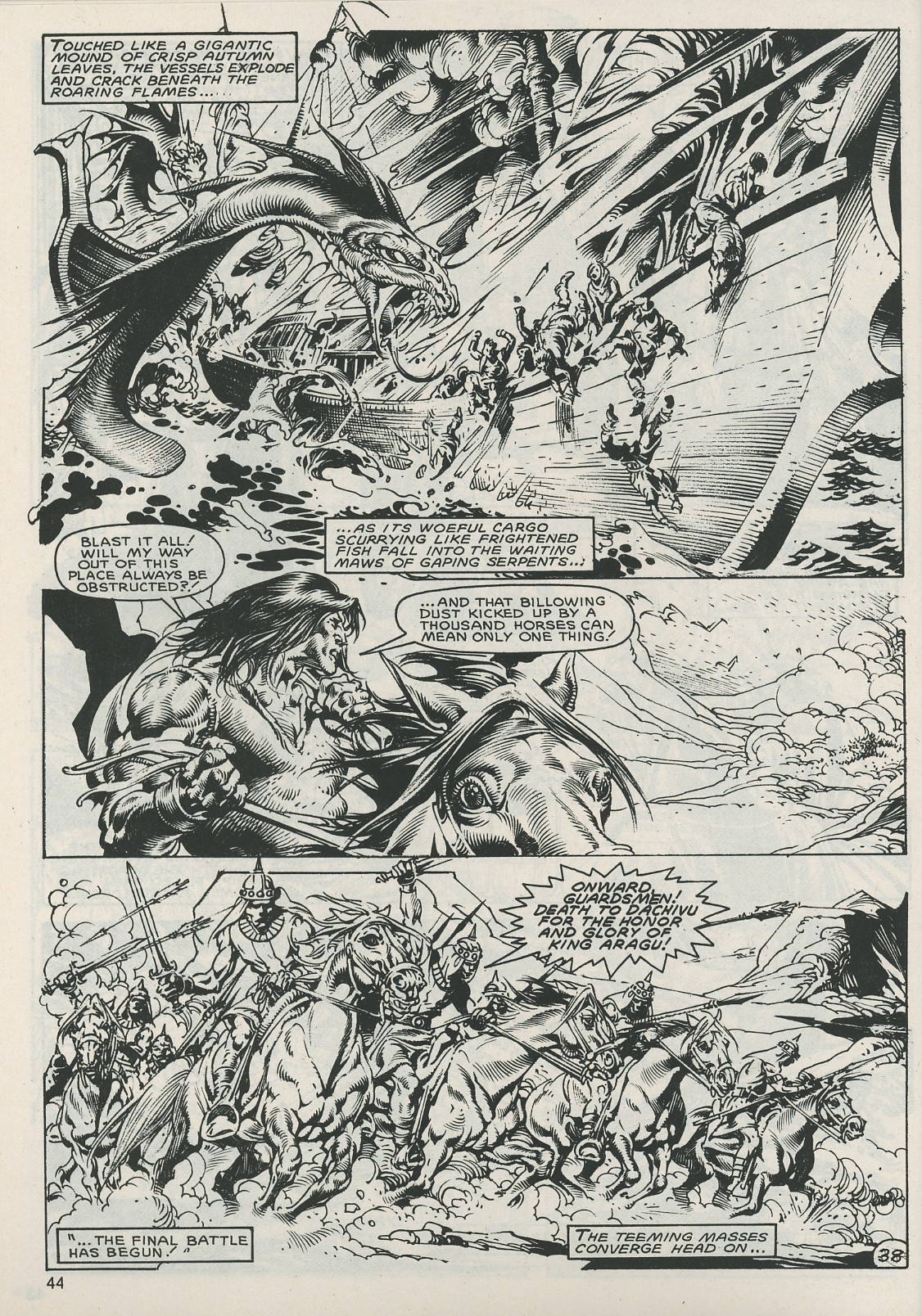Read online The Savage Sword Of Conan comic -  Issue #121 - 44