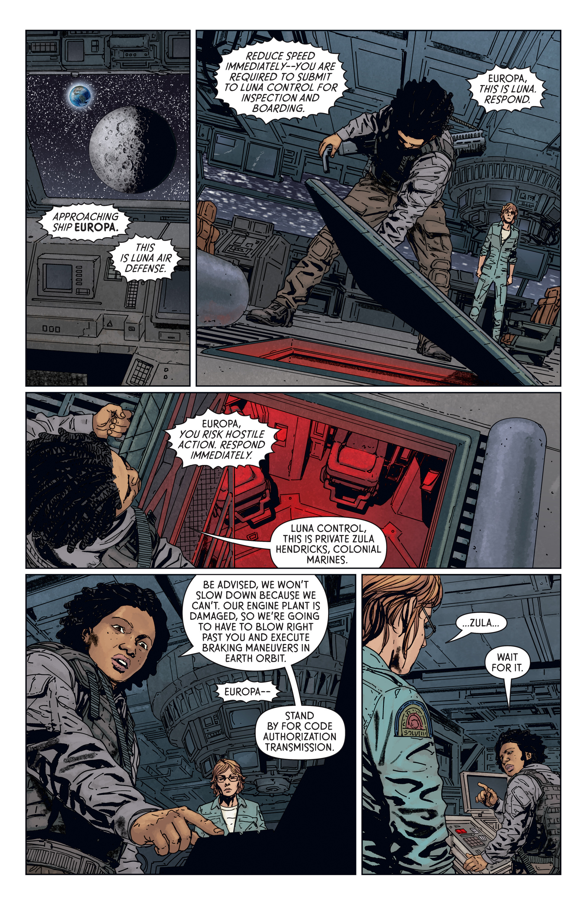 Read online Aliens: Defiance comic -  Issue #10 - 11