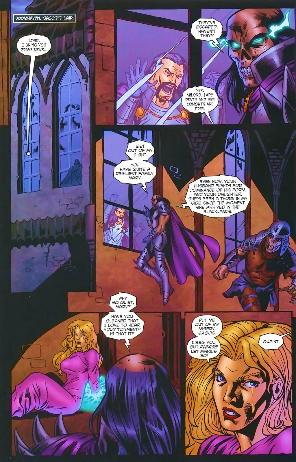 Read online Brian Pulido's Lady Death: Blacklands comic -  Issue #1 - 9