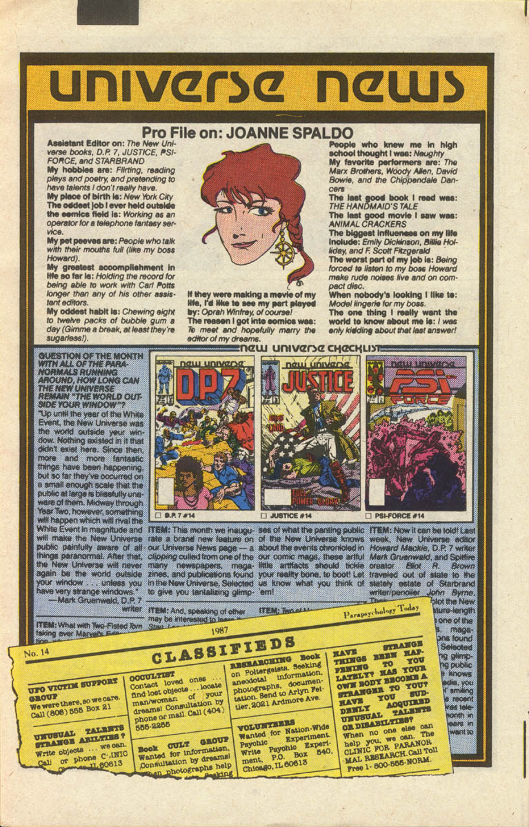 Read online Justice (1986) comic -  Issue #14 - 21