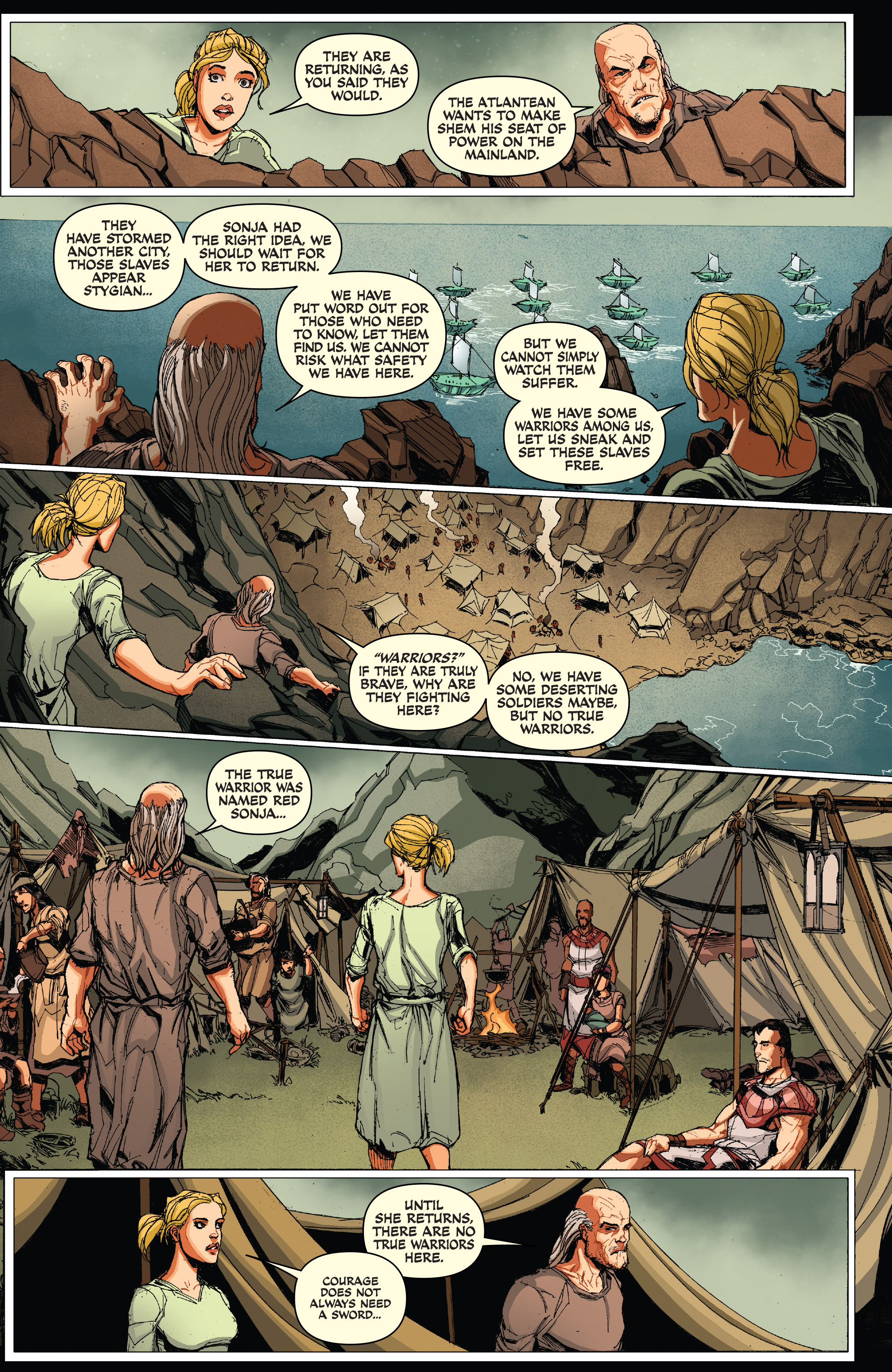 Read online Red Sonja: Atlantis Rises comic -  Issue #3 - 10