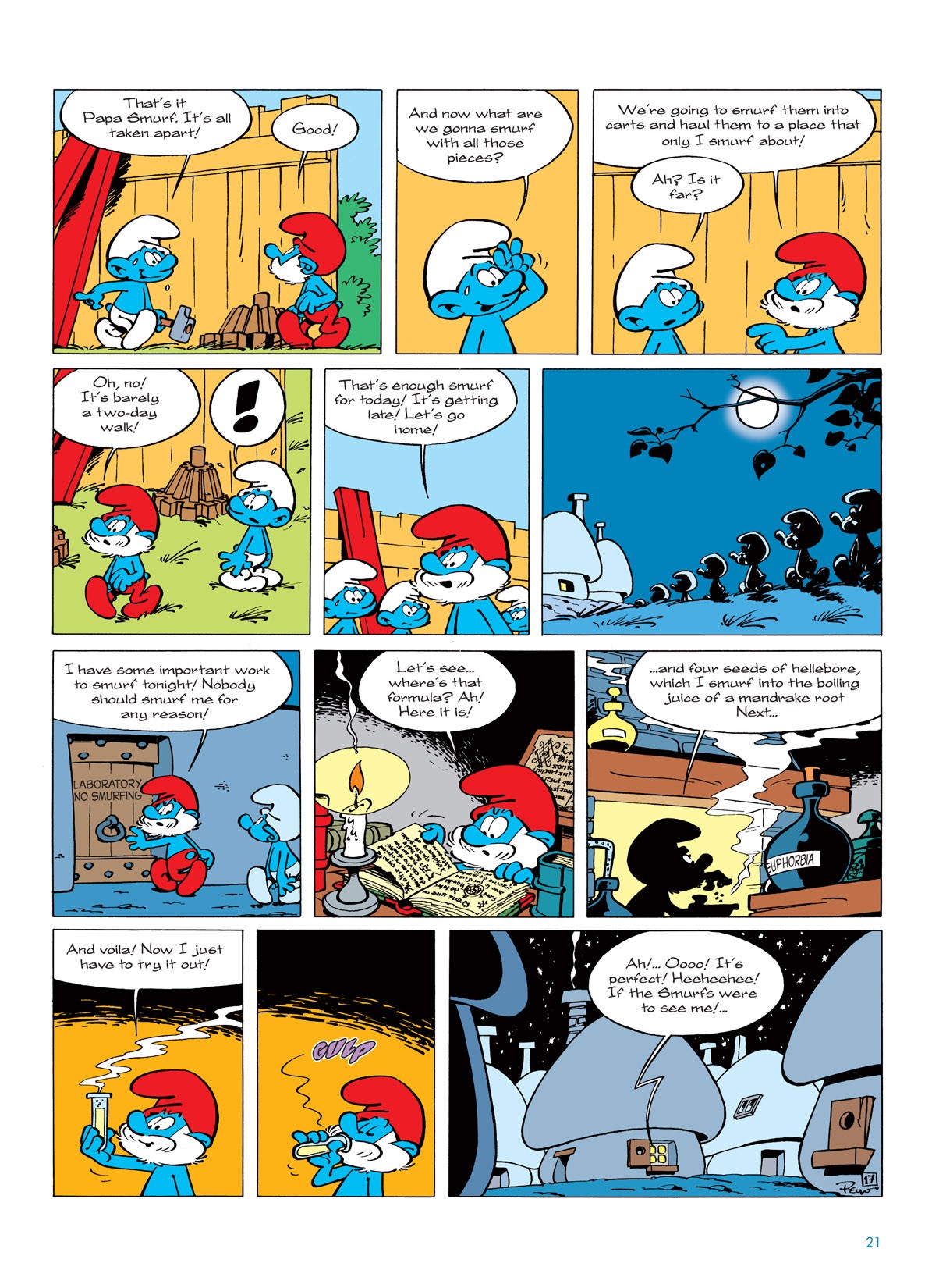 Read online The Smurfs comic -  Issue #7 - 21