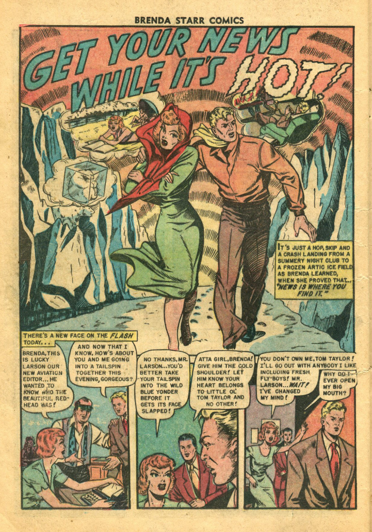 Read online Brenda Starr (1948) comic -  Issue #9 - 12