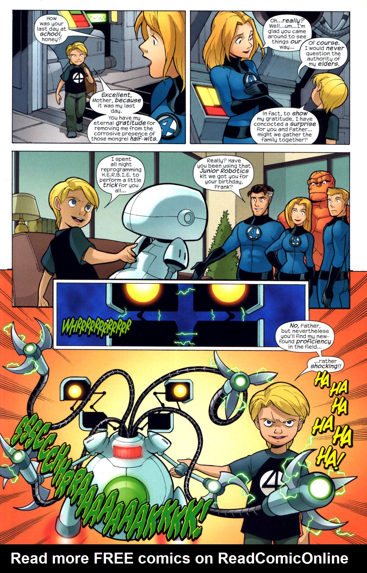 Read online Fantastic Four and Power Pack comic -  Issue #4 - 7