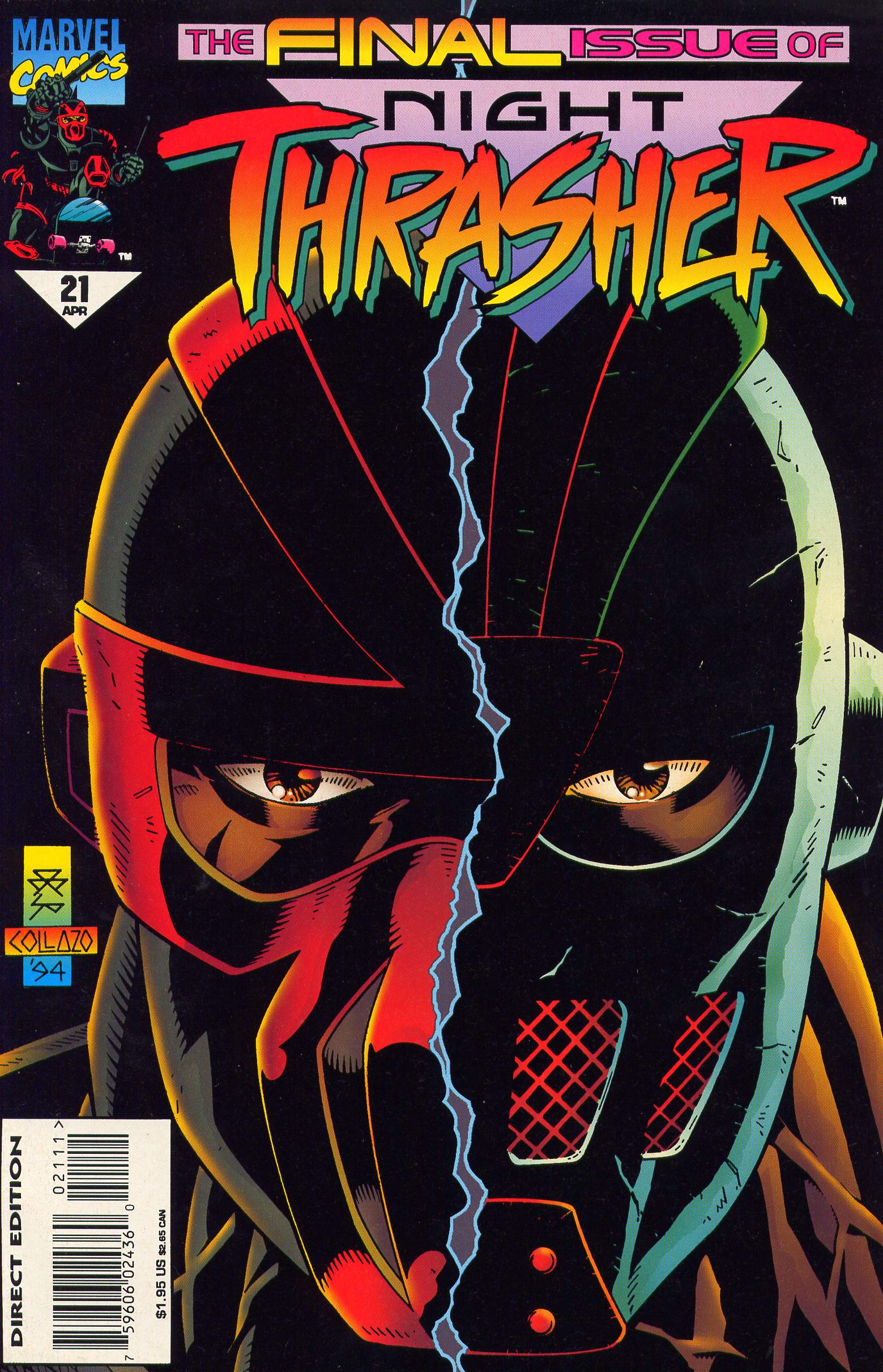 Read online Night Thrasher comic -  Issue #21 - 1
