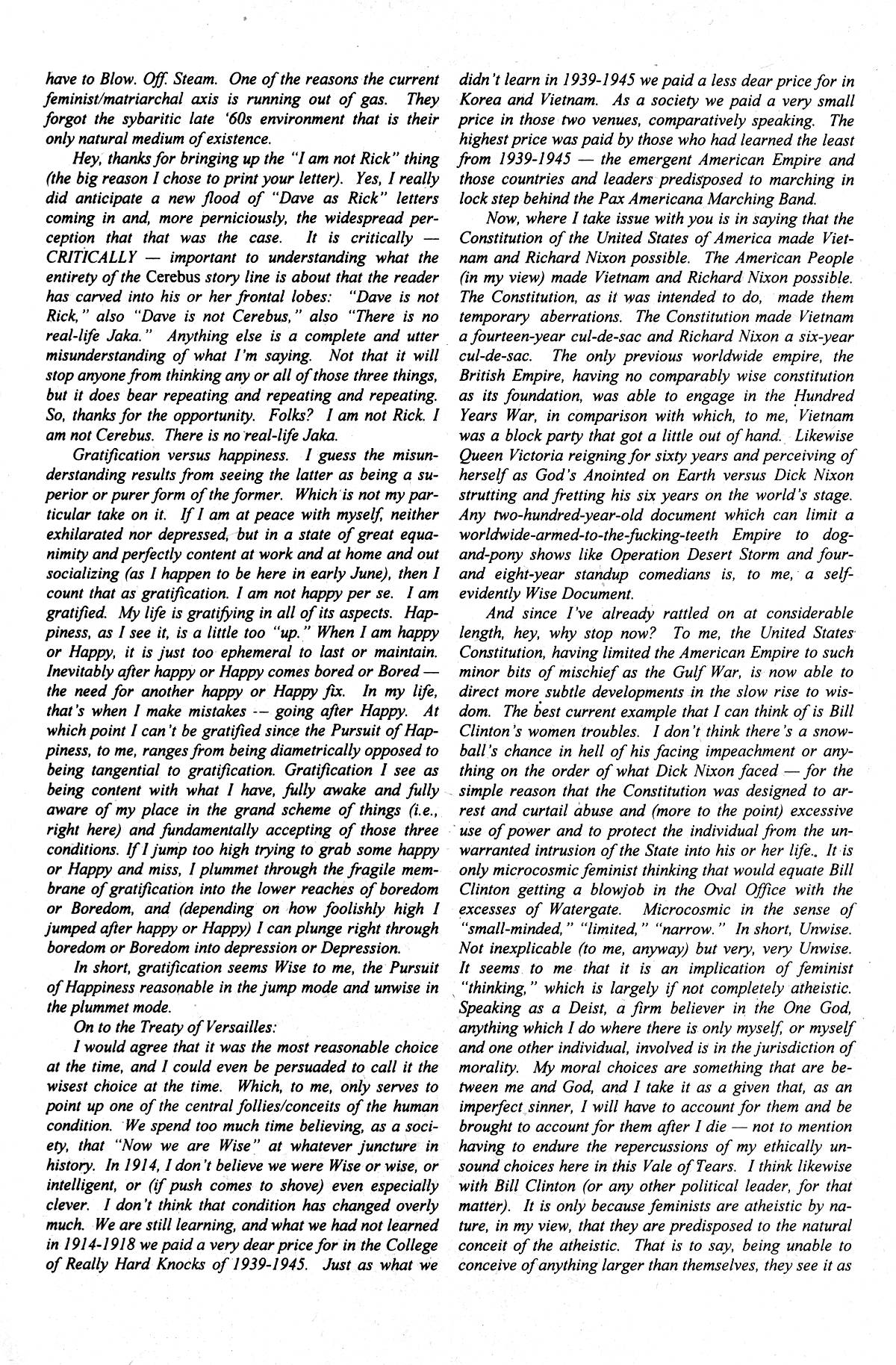 Read online Cerebus comic -  Issue #233 - 24