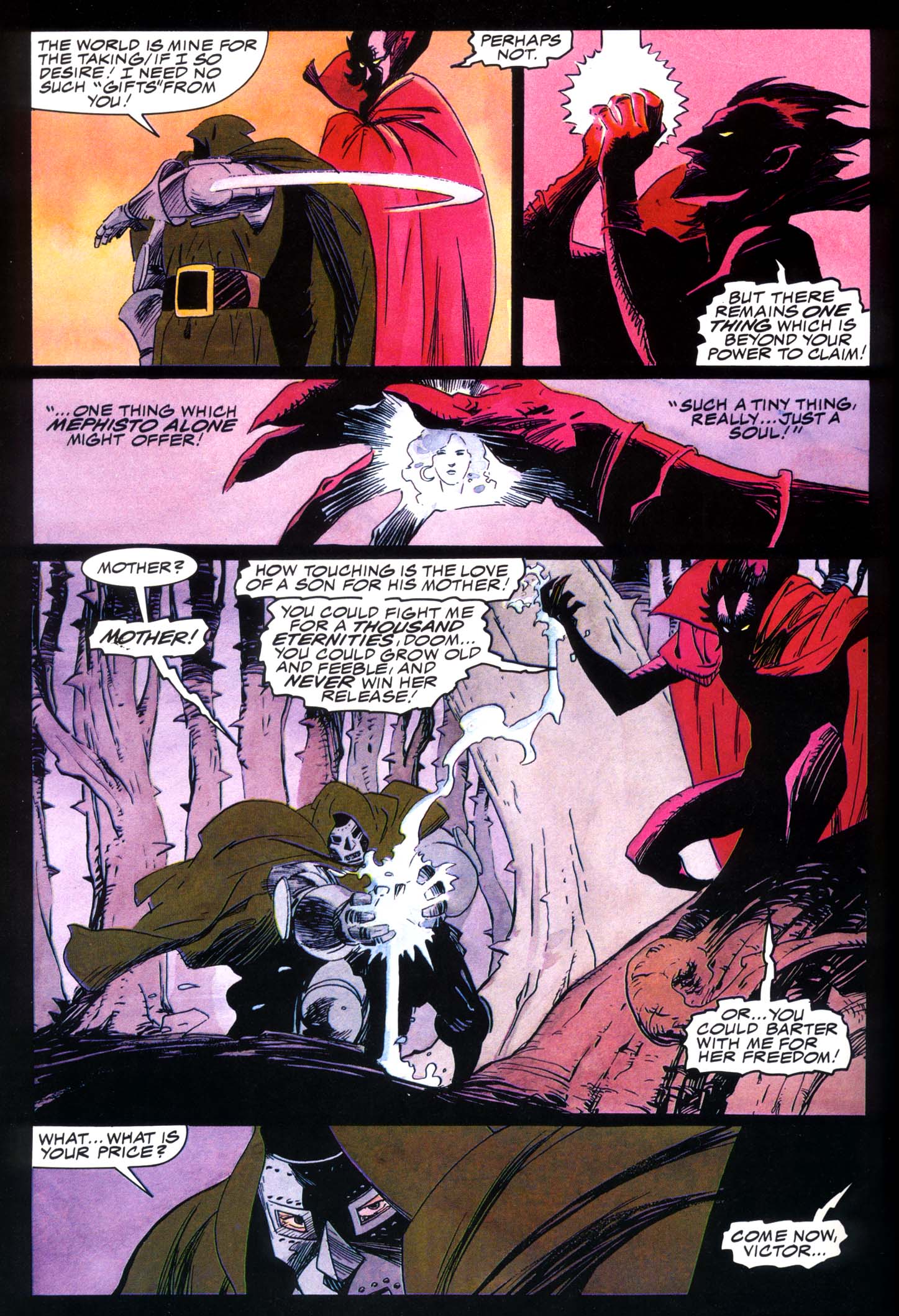 Read online Marvel Graphic Novel comic -  Issue #49 - Doctor Strange & Doctor Doom - Triumph & Torment - 61