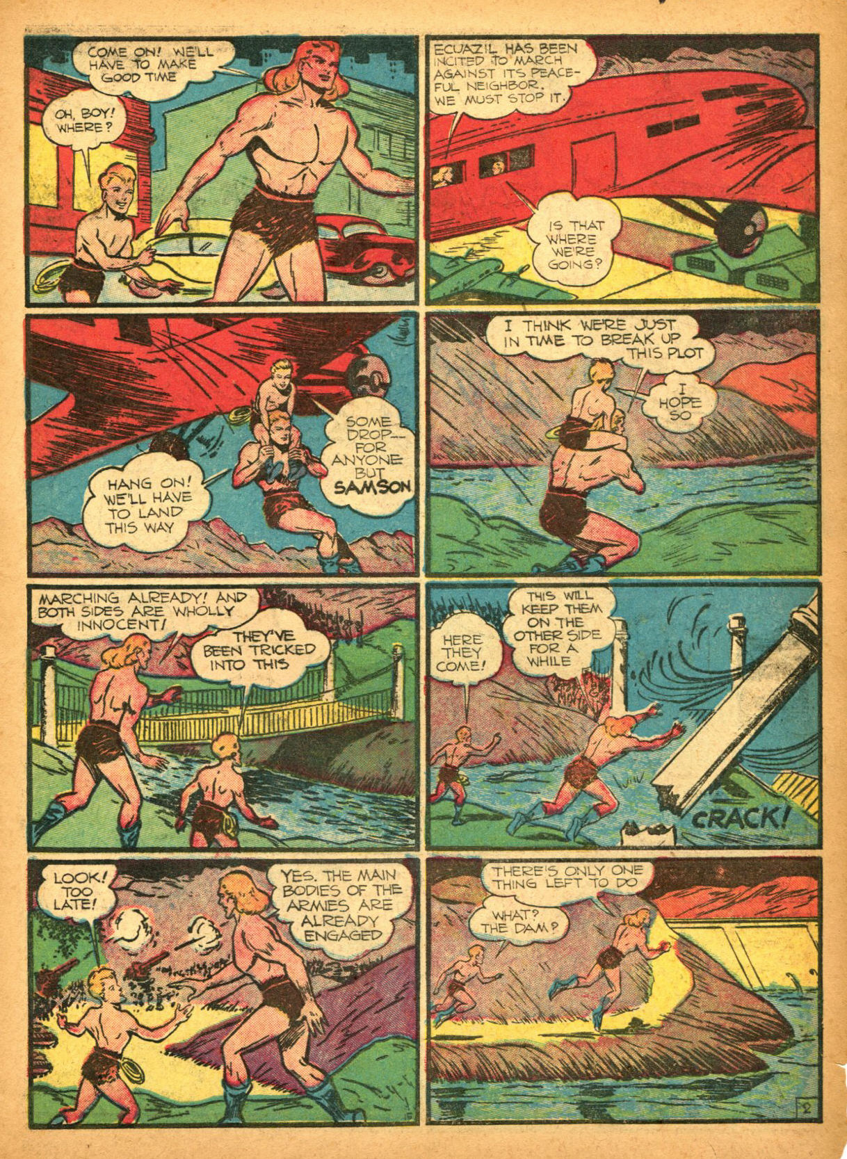 Read online Samson (1940) comic -  Issue #2 - 17