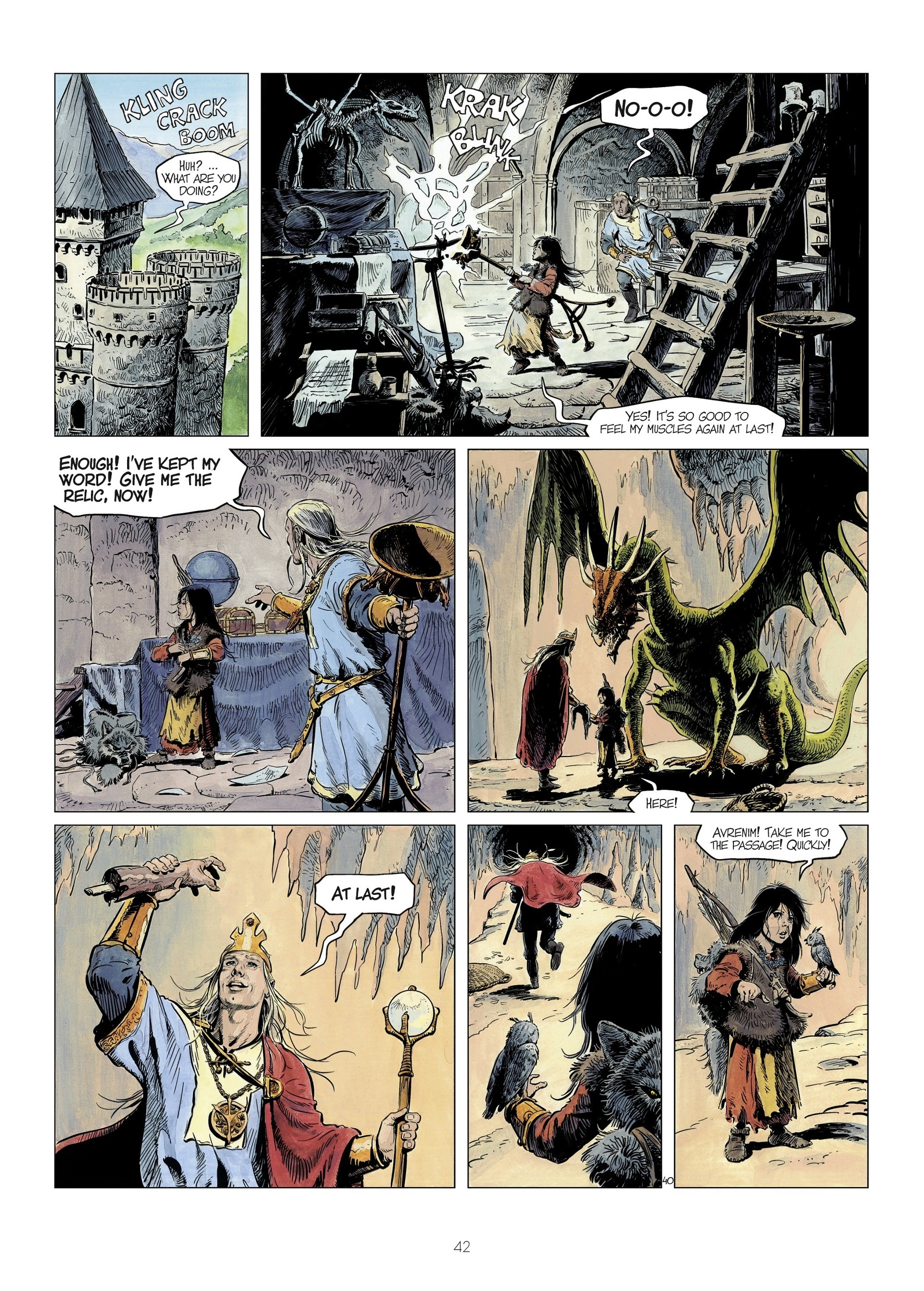 Read online The World of Thorgal: Wolfcub comic -  Issue #3 - 44