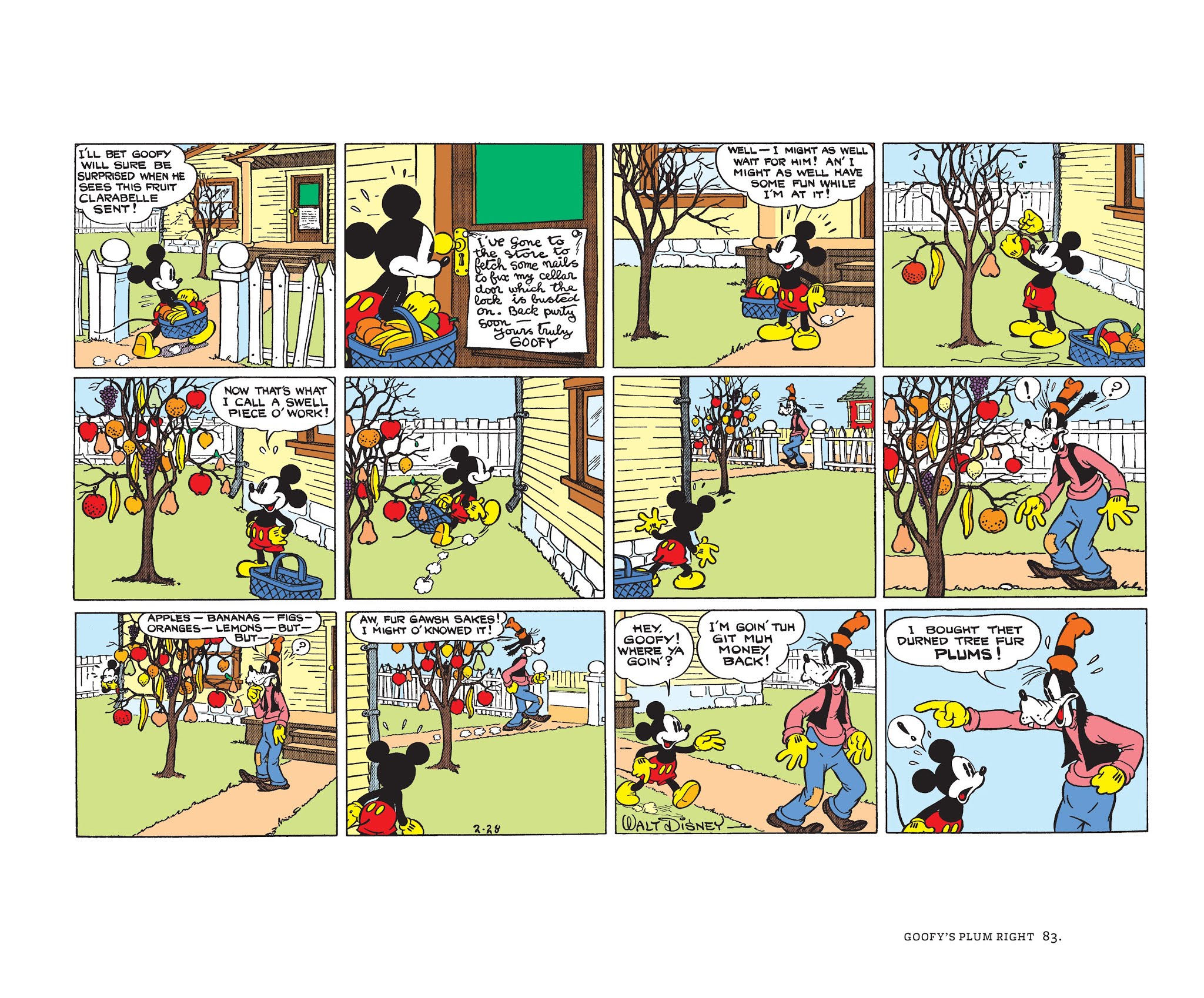 Read online Walt Disney's Mickey Mouse Color Sundays comic -  Issue # TPB 2 (Part 1) - 83