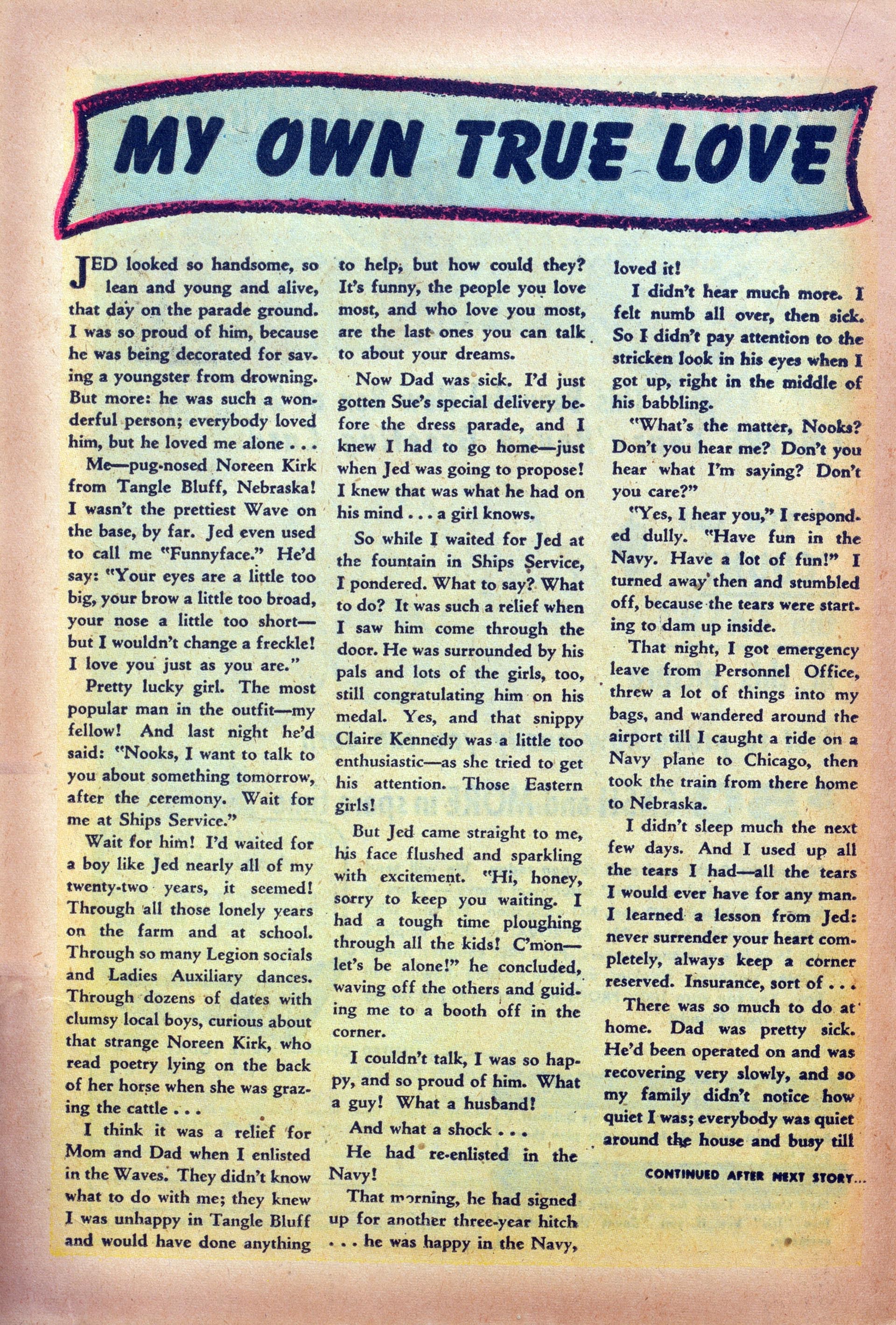 Read online Love Romances comic -  Issue #49 - 16