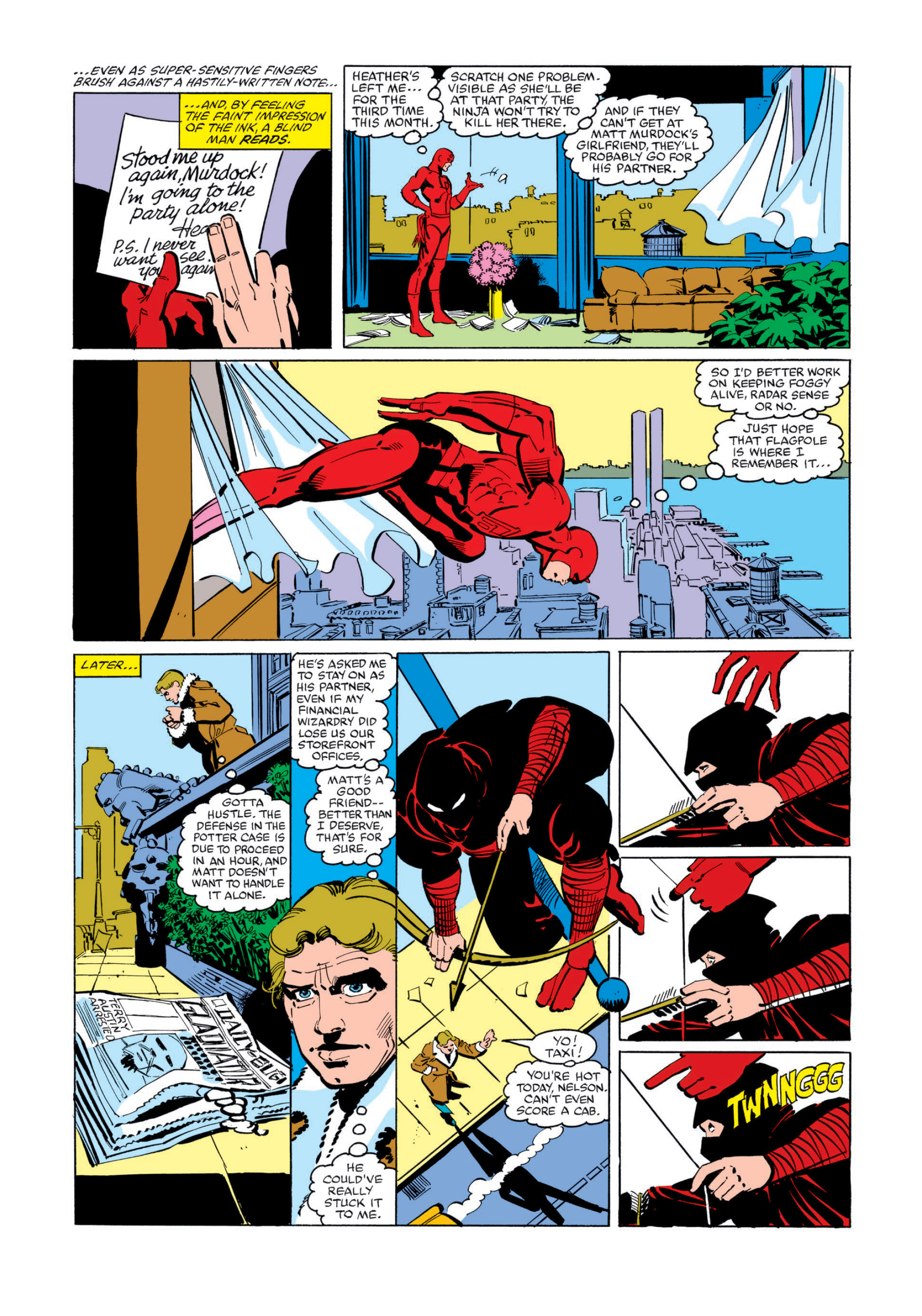 Read online Marvel Masterworks: Daredevil comic -  Issue # TPB 16 (Part 1) - 56