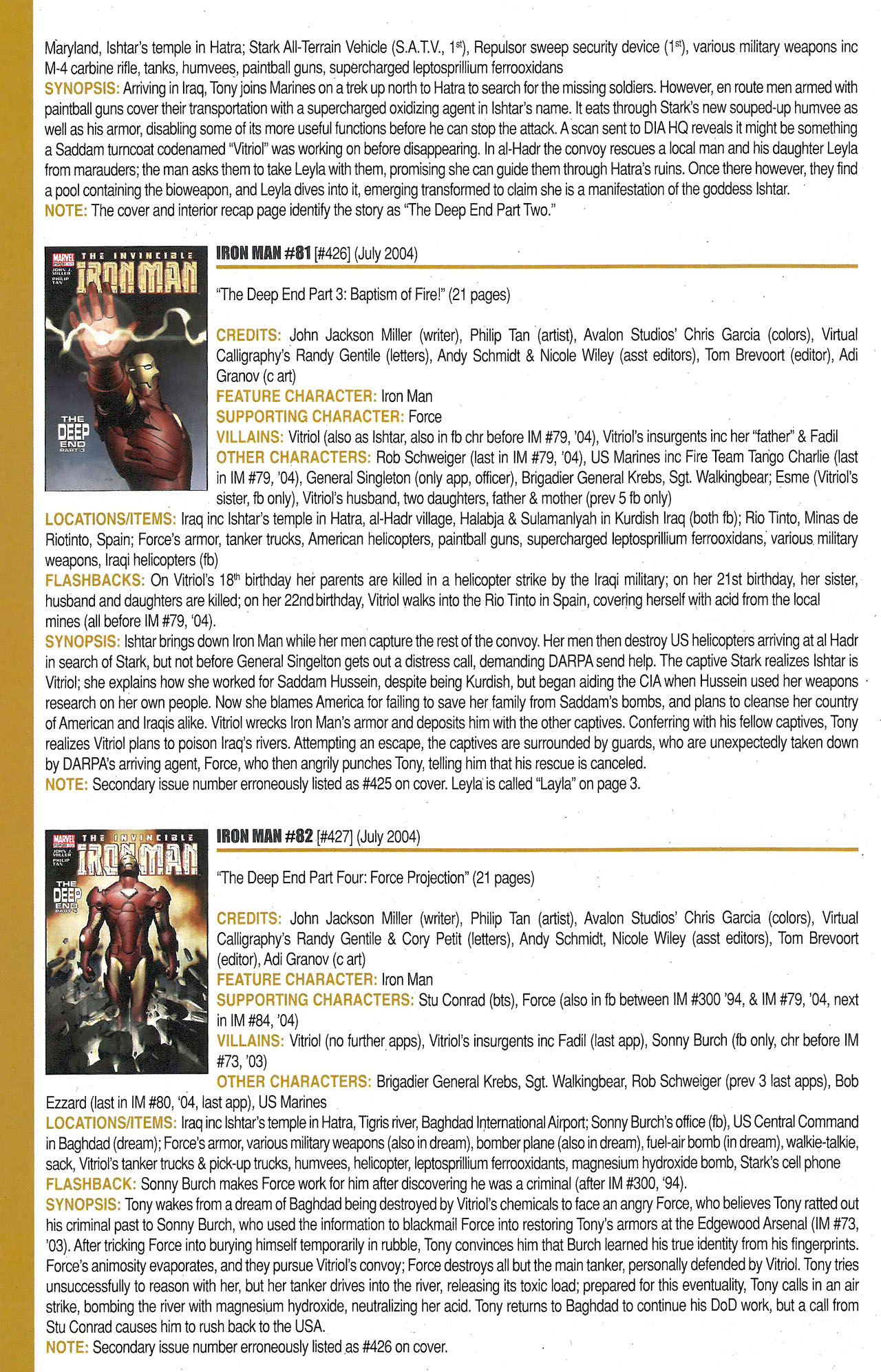 Read online Official Index to the Marvel Universe comic -  Issue #12 - 28